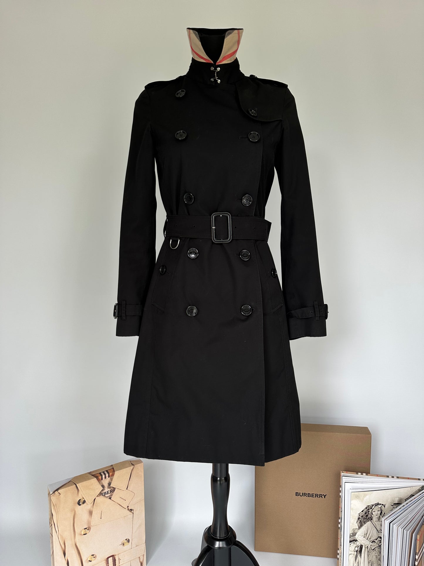 Burberry Trench-coat « the Chelsea » Noir | T.XS
