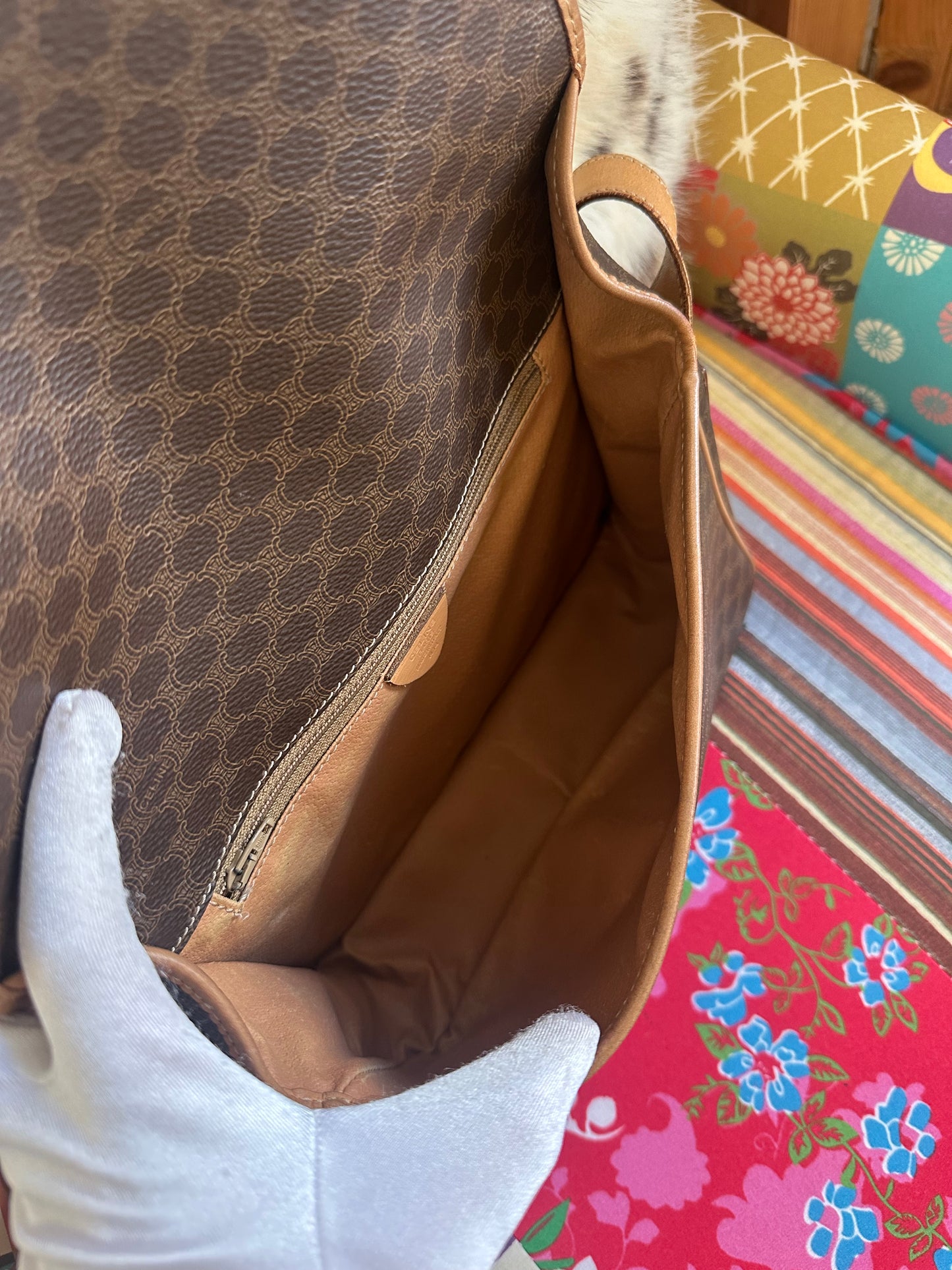 Celine - Sac bandoulière toile macadam
