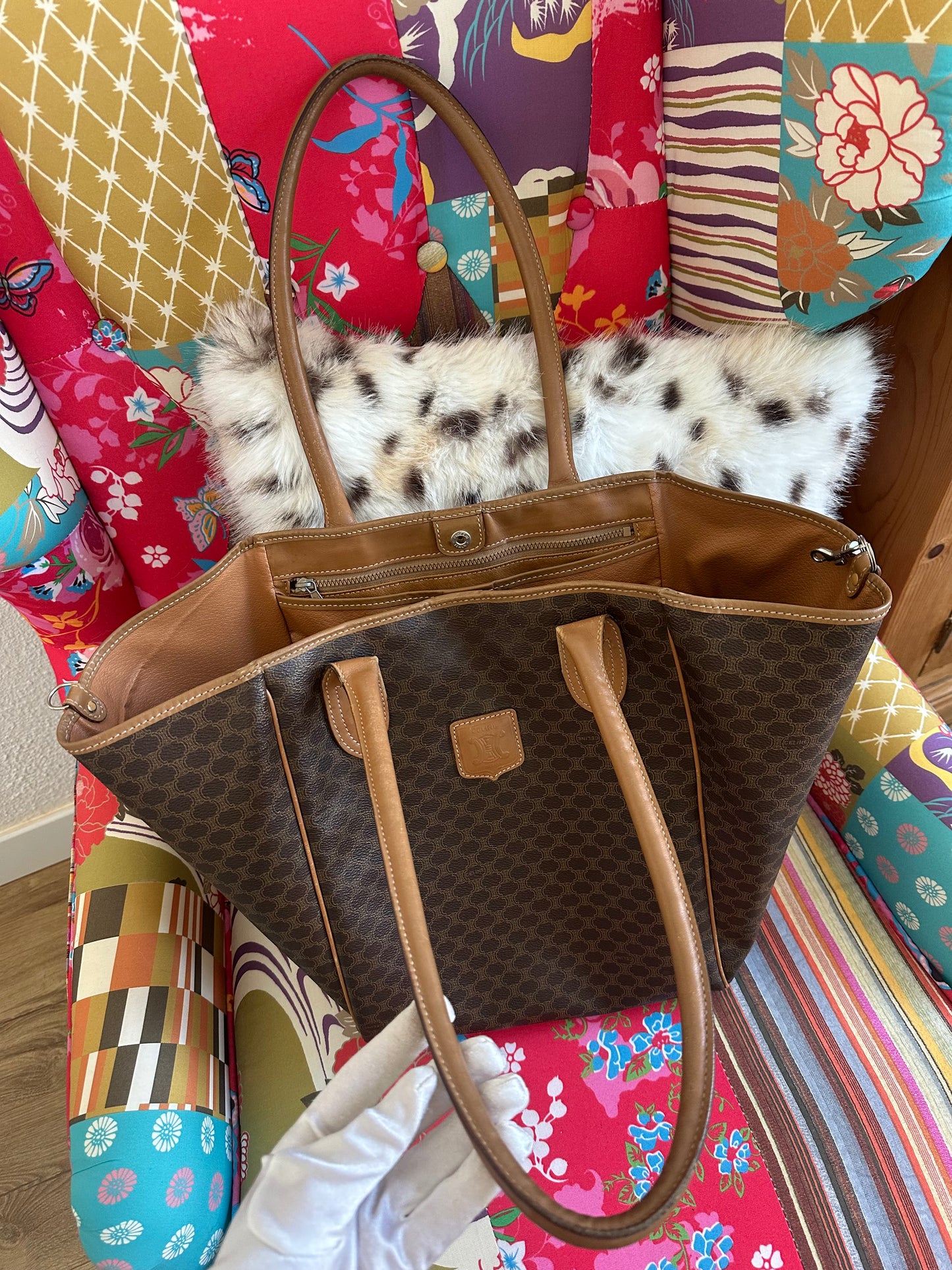 Celine - Sac toile macadam vintage