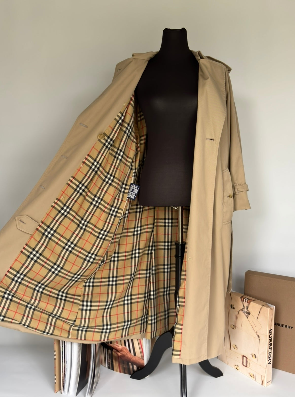 Burberry – Trench-coat “The Waterloo” Camel vintage | T.L