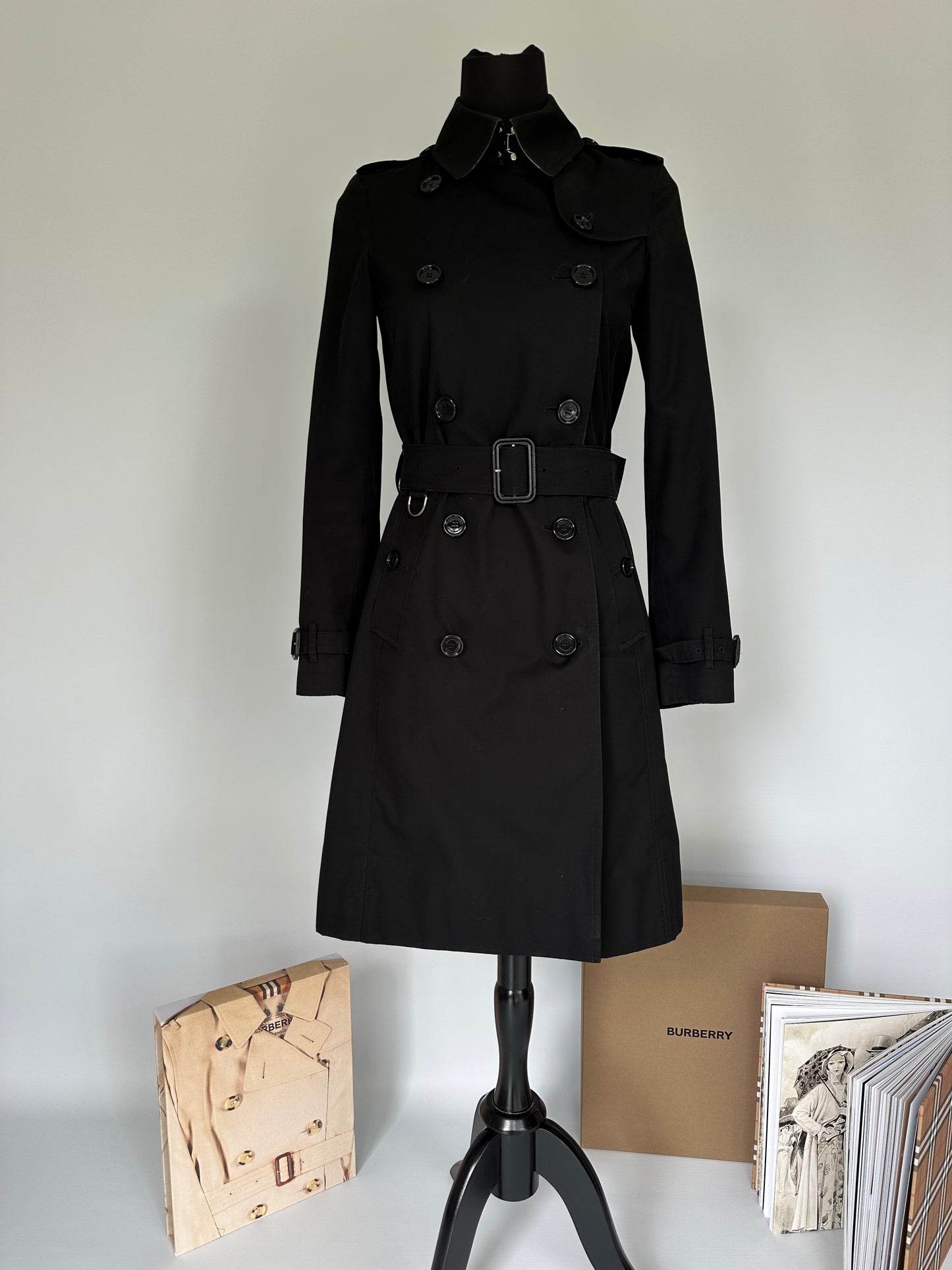 Burberry Trench-coat « the Chelsea » Noir | T.XS