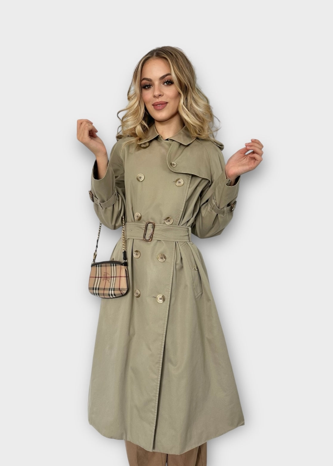 Burberry vintage Trench-coat modèle “the Waterloo ” Beige | T.S