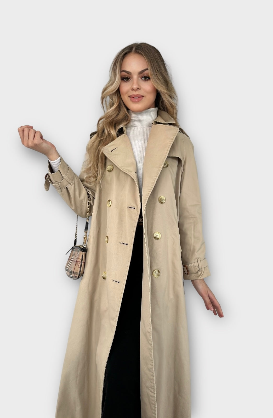 Trench-coat Burberry modèle “the Chelsea ” beige/ T.S