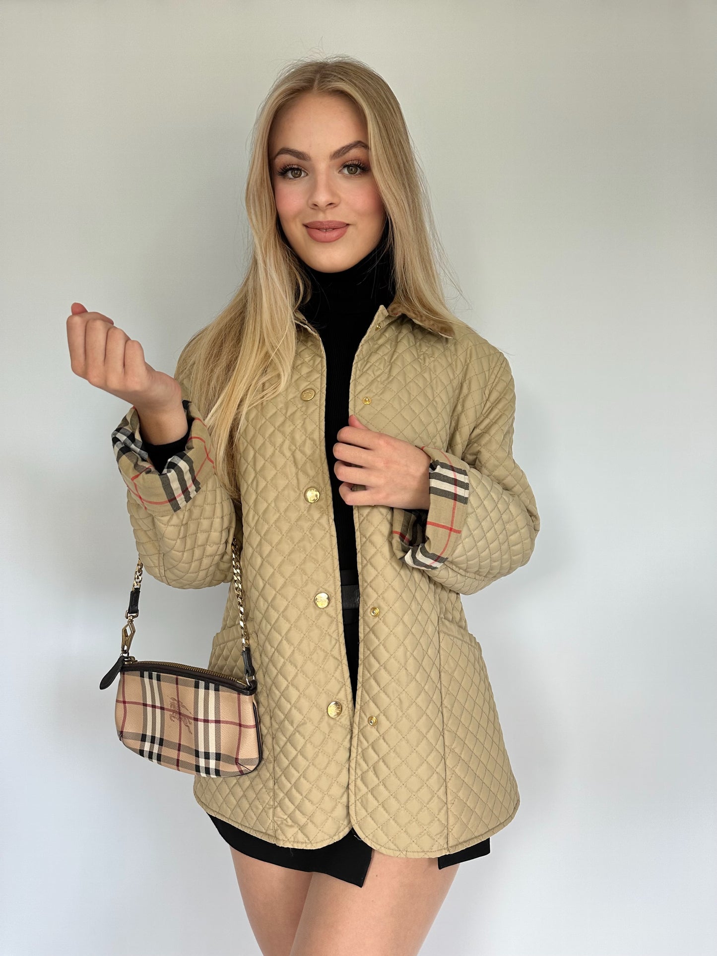 BURBERRY vintage Veste matelassé beige | T.M