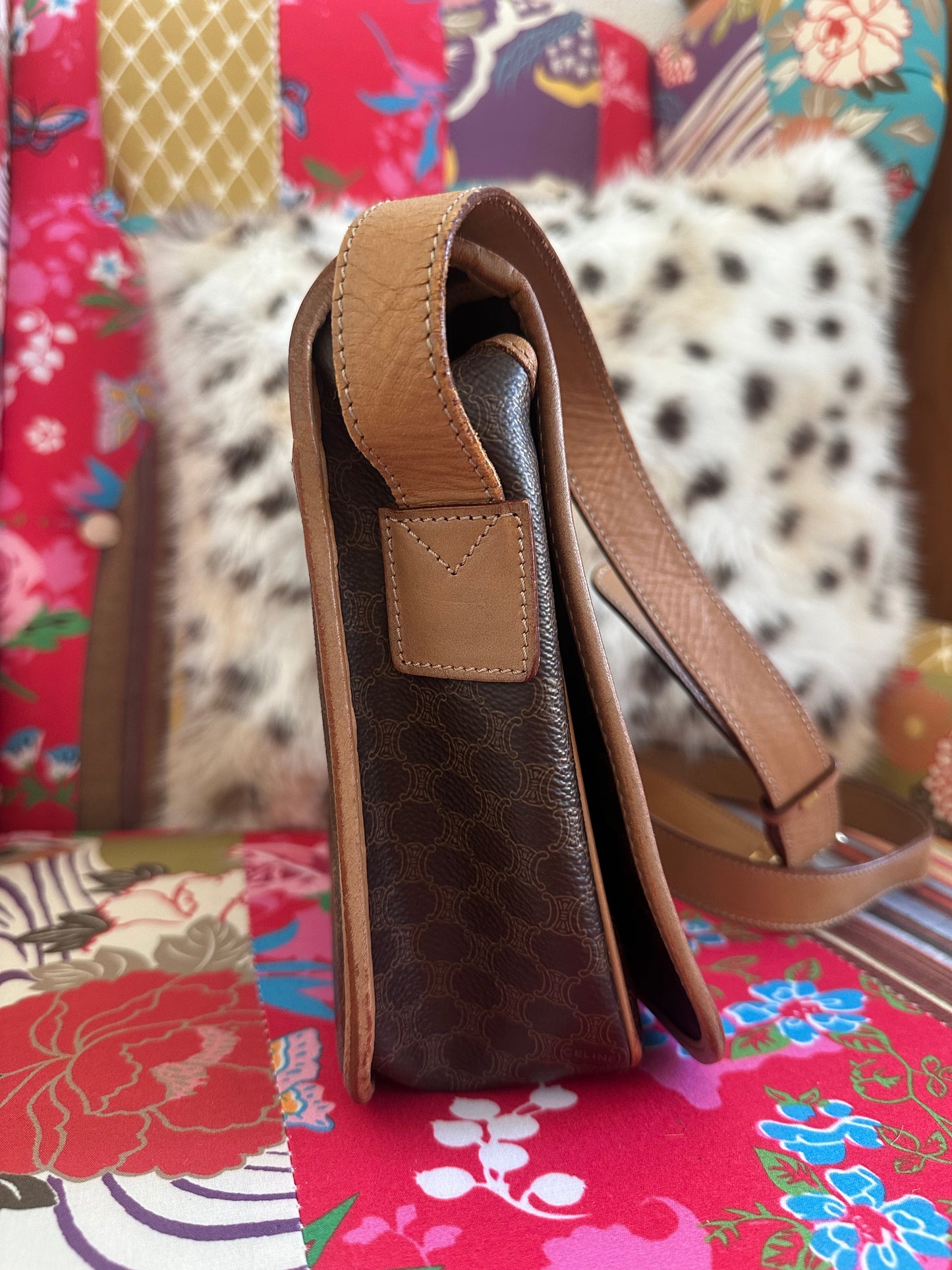 Celine - Sac bandoulière toile macadam