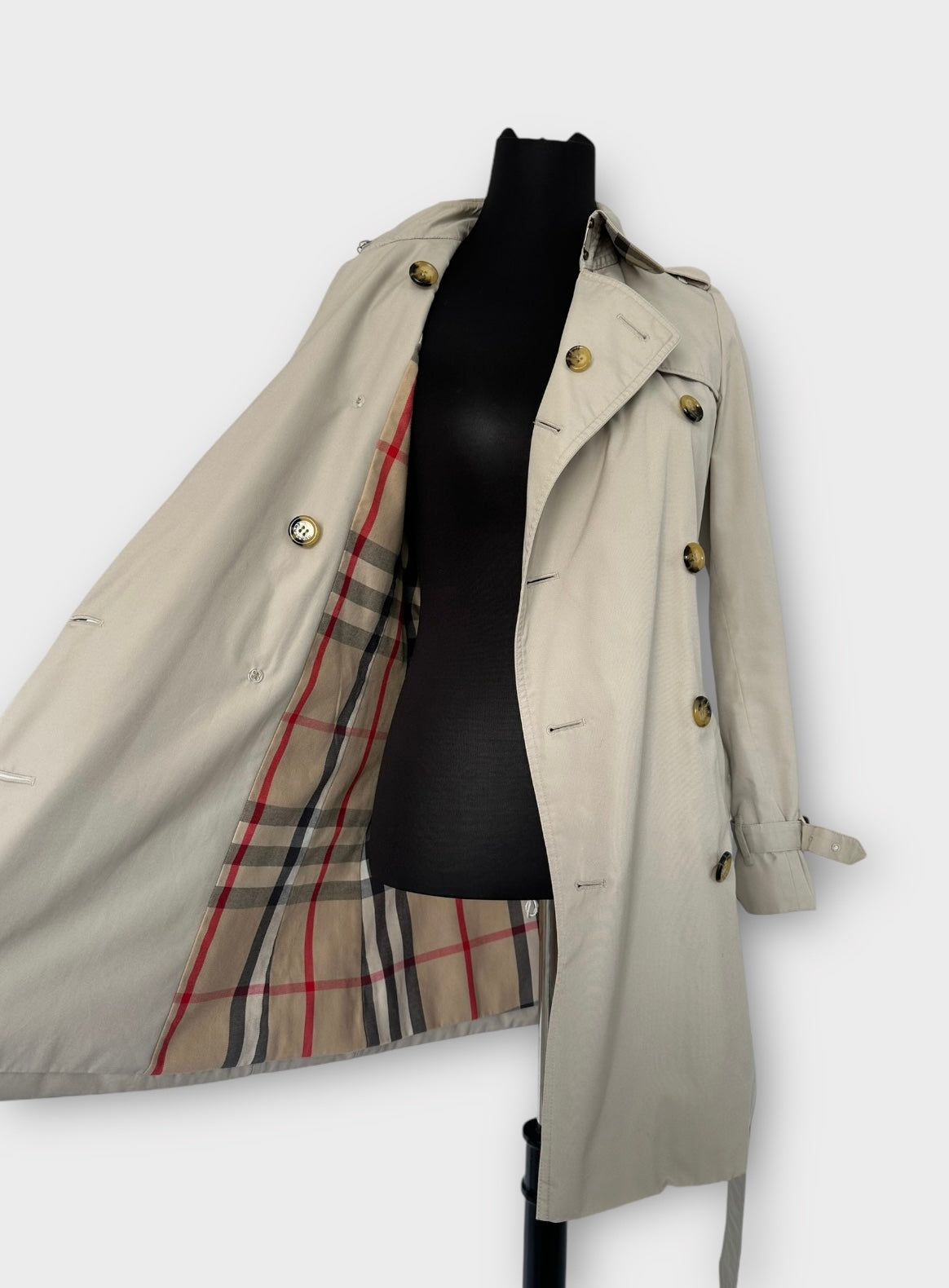 Burberry Trench-coat modèle “the Chelsea ” Stone | T.S