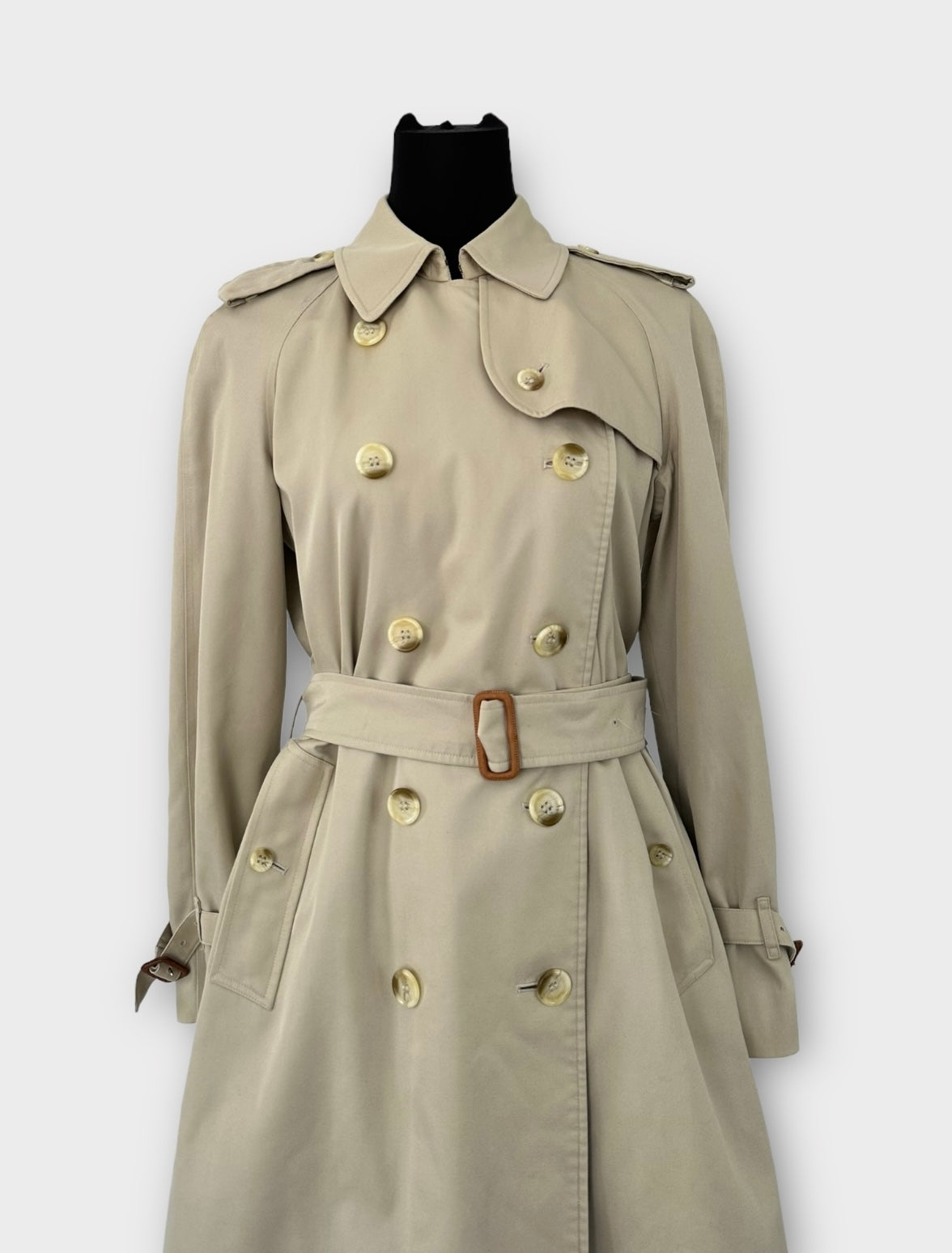 Trench-coat Burberry modèle “the Waterloo ” beige clair/ T.S