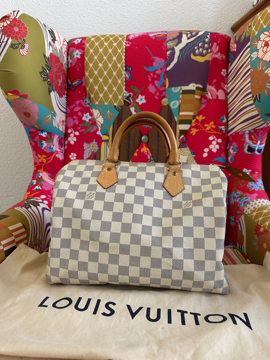 Louis Vuitton - Speedy 30 Damier Azur
