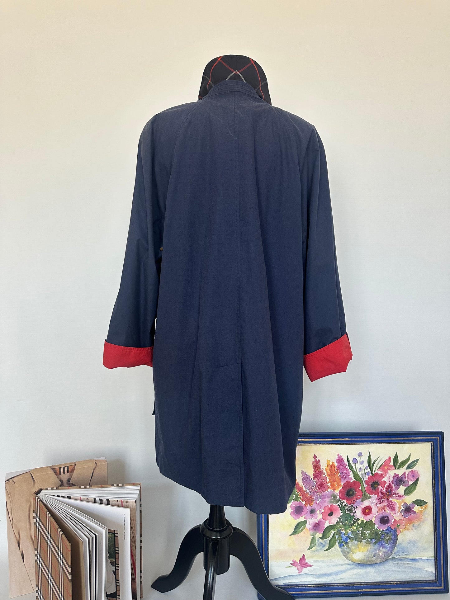 Burberry vintage – Trench-coat “Camden ” Bleu marine | T.L