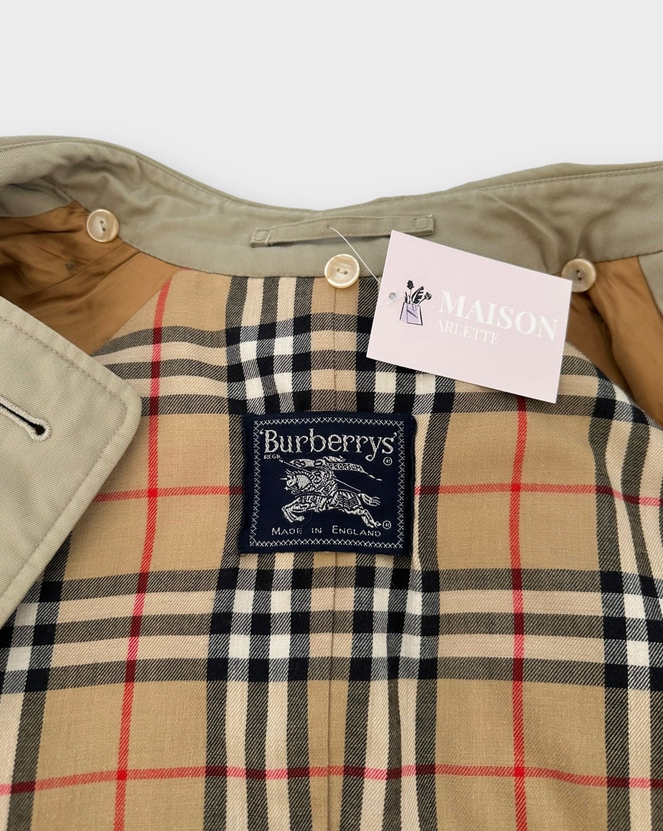 Burberry vintage Trench-coat modèle “the Waterloo ” Beige | T.S