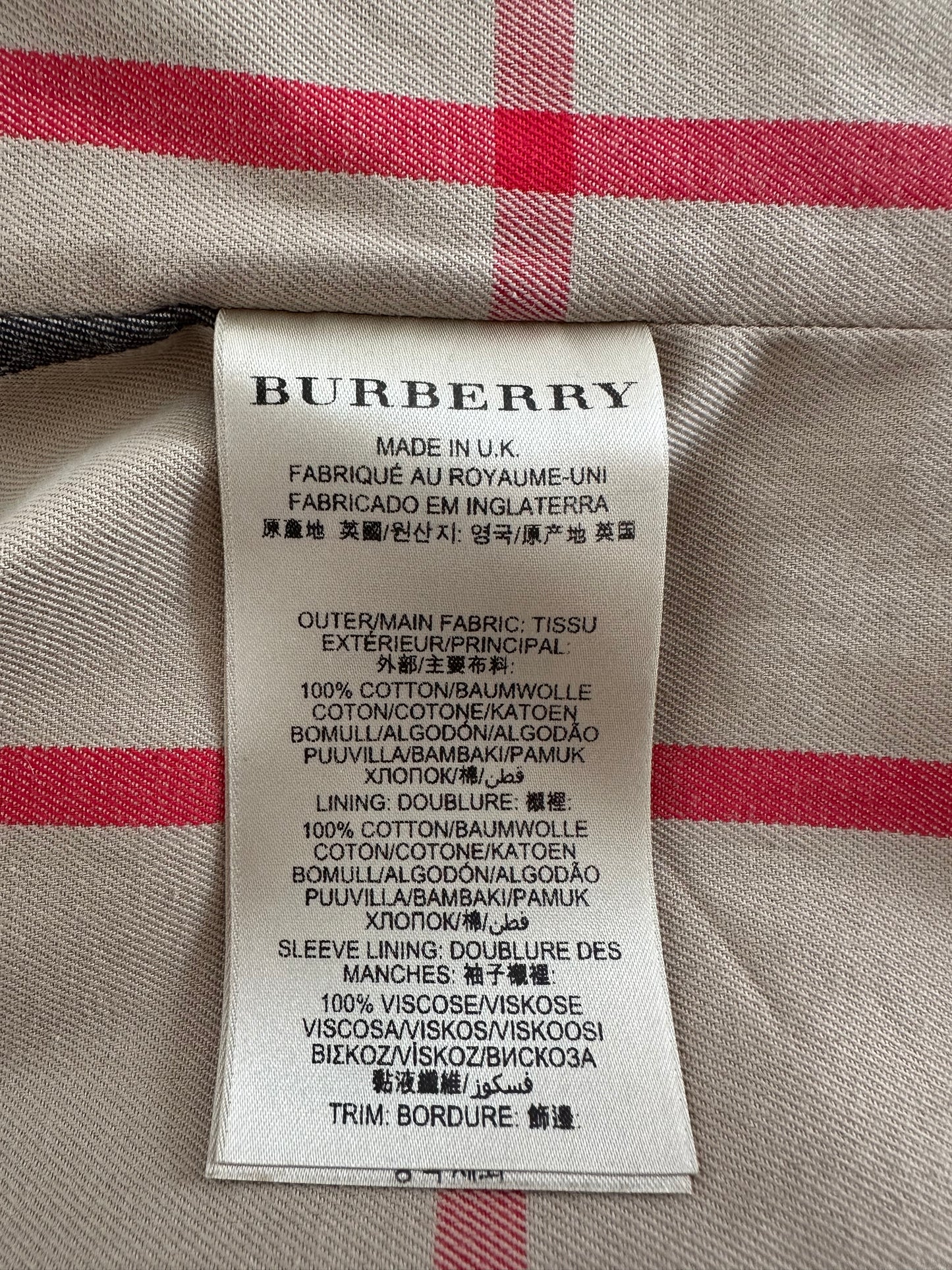 Trench-coat Burberry « the Sandringham » heritage/ T.XS