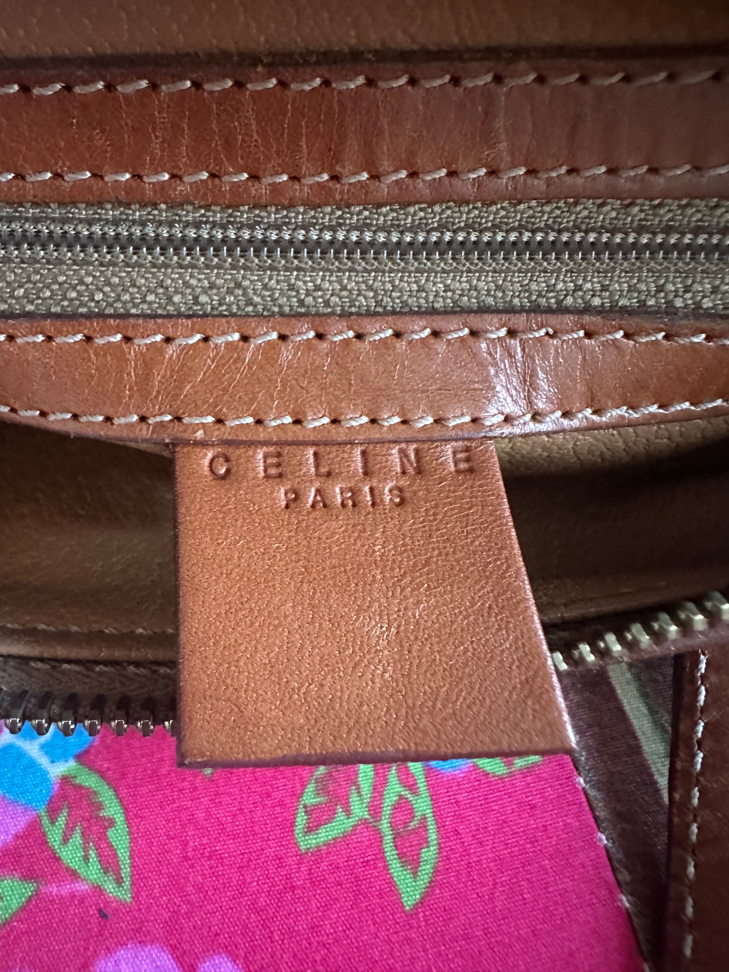 Celine - Sac Papillon toile macadam vintage