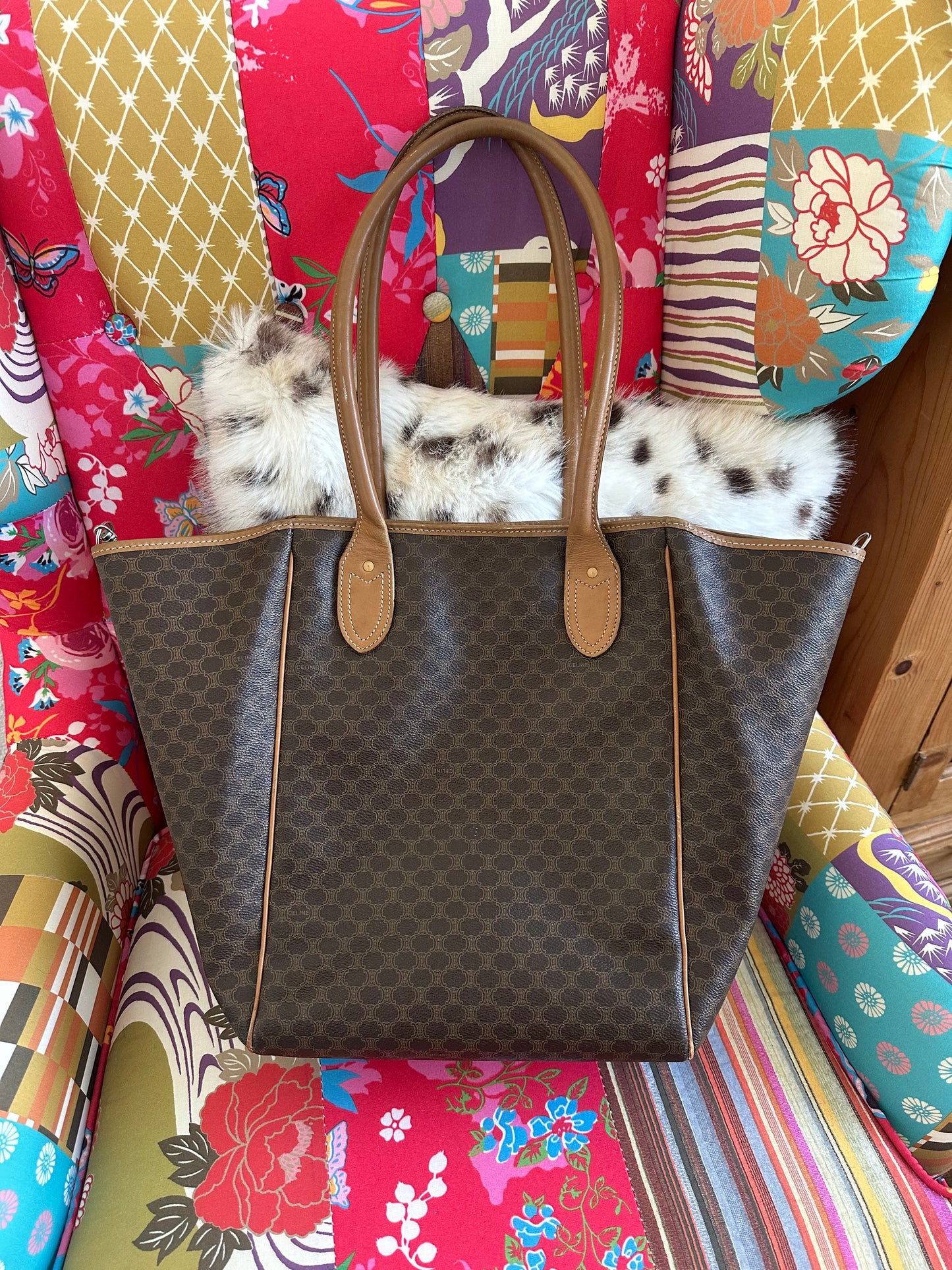 Celine - Sac toile macadam vintage