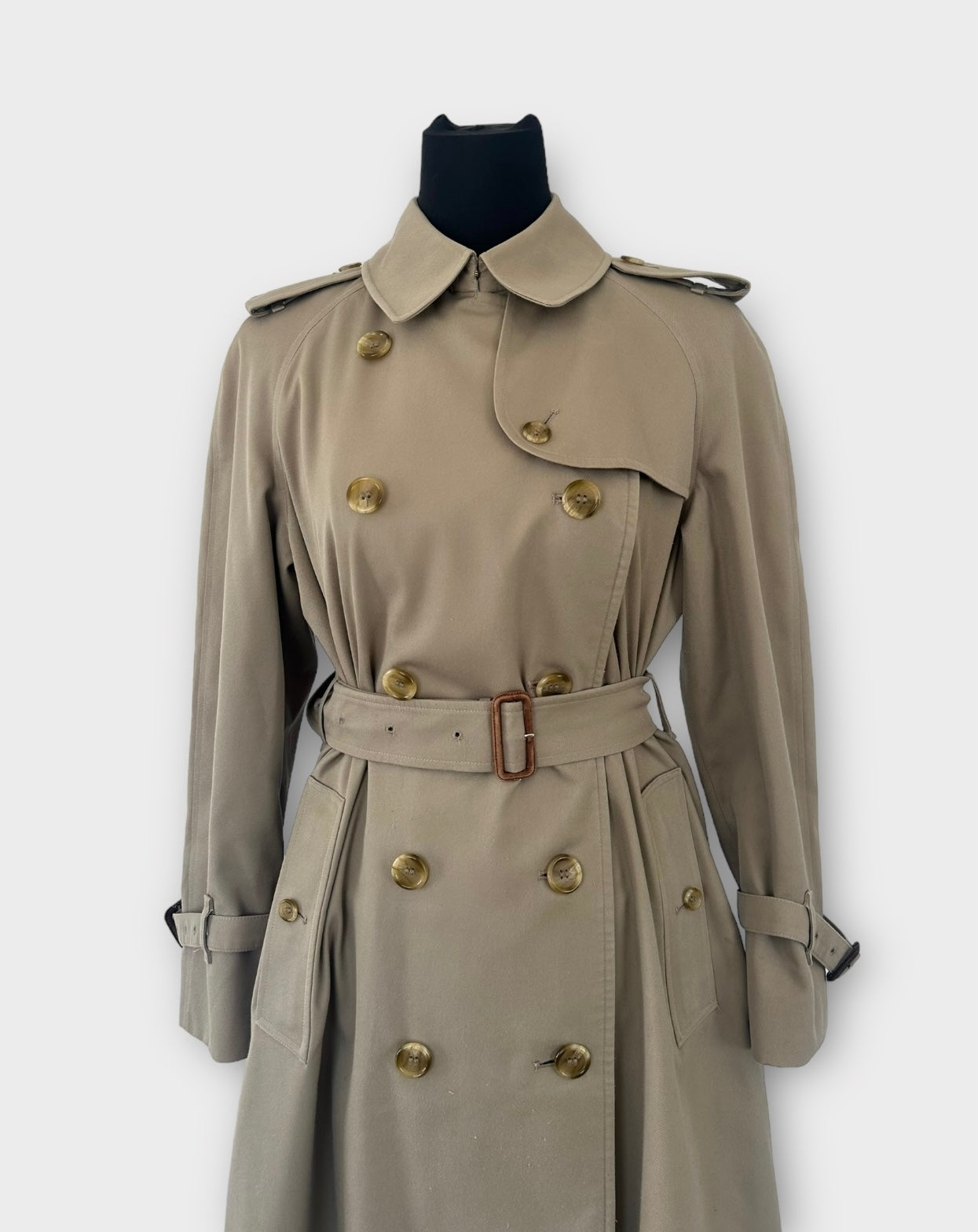 Trench-coat Burberry modèle “the Waterloo ” camel/ T.S