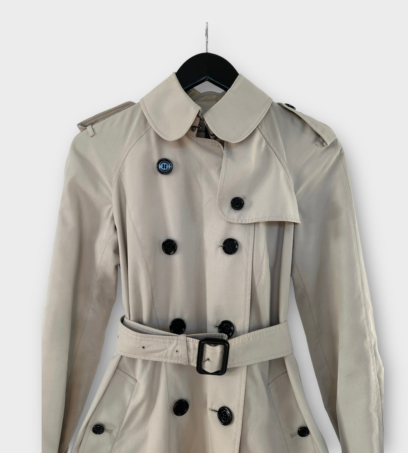 Trench-coat Burberry « the Chelsea » heritage stone/ T.XS