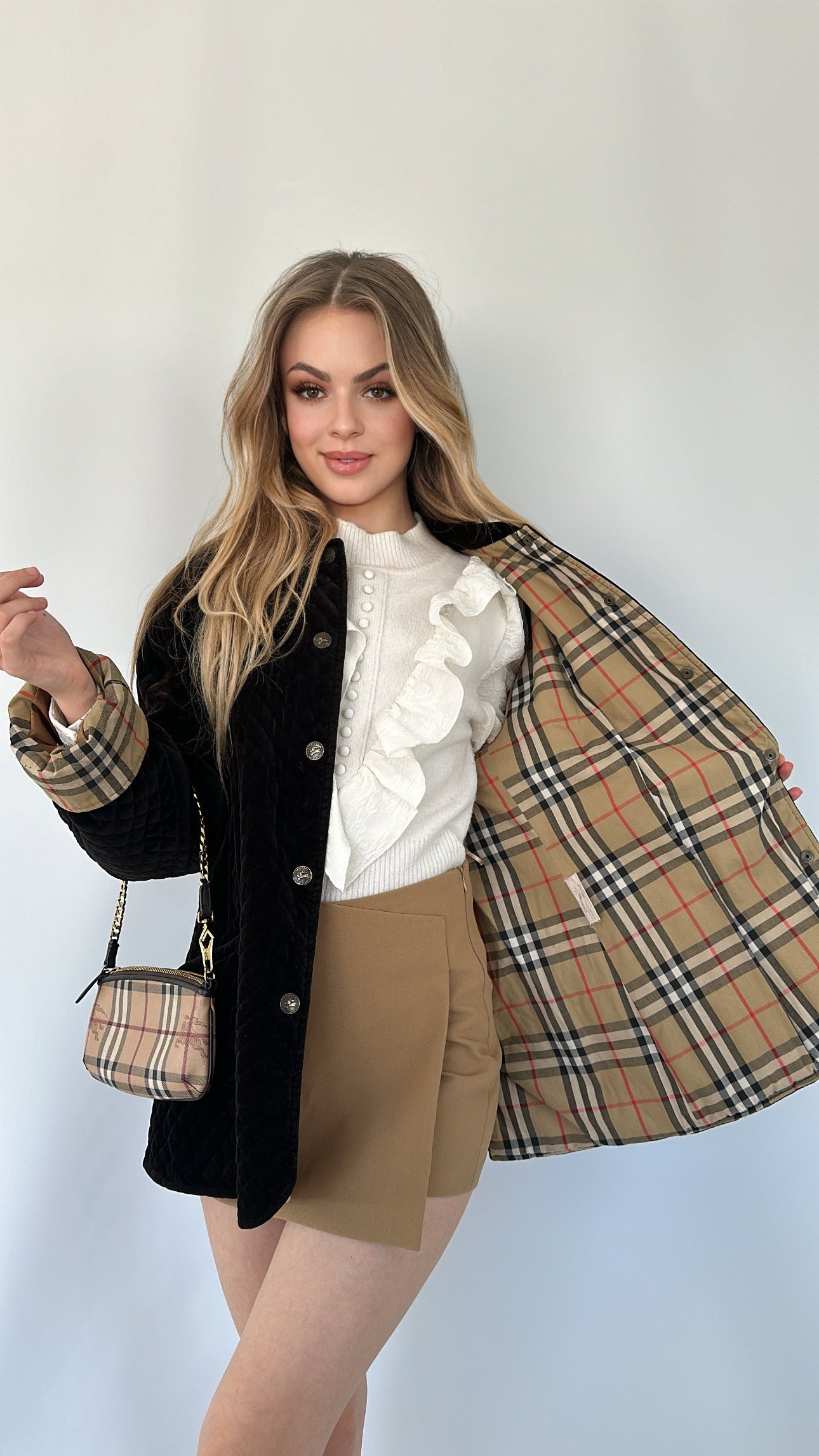 Veste matelassée marron Burberry/ T.M