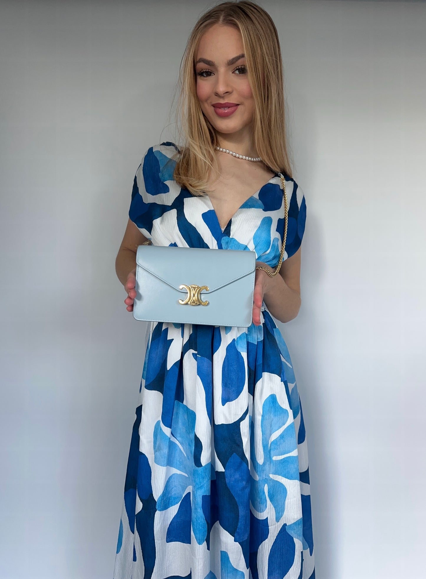 Céline - sac Triomphe Wallet on chain «  Margo »