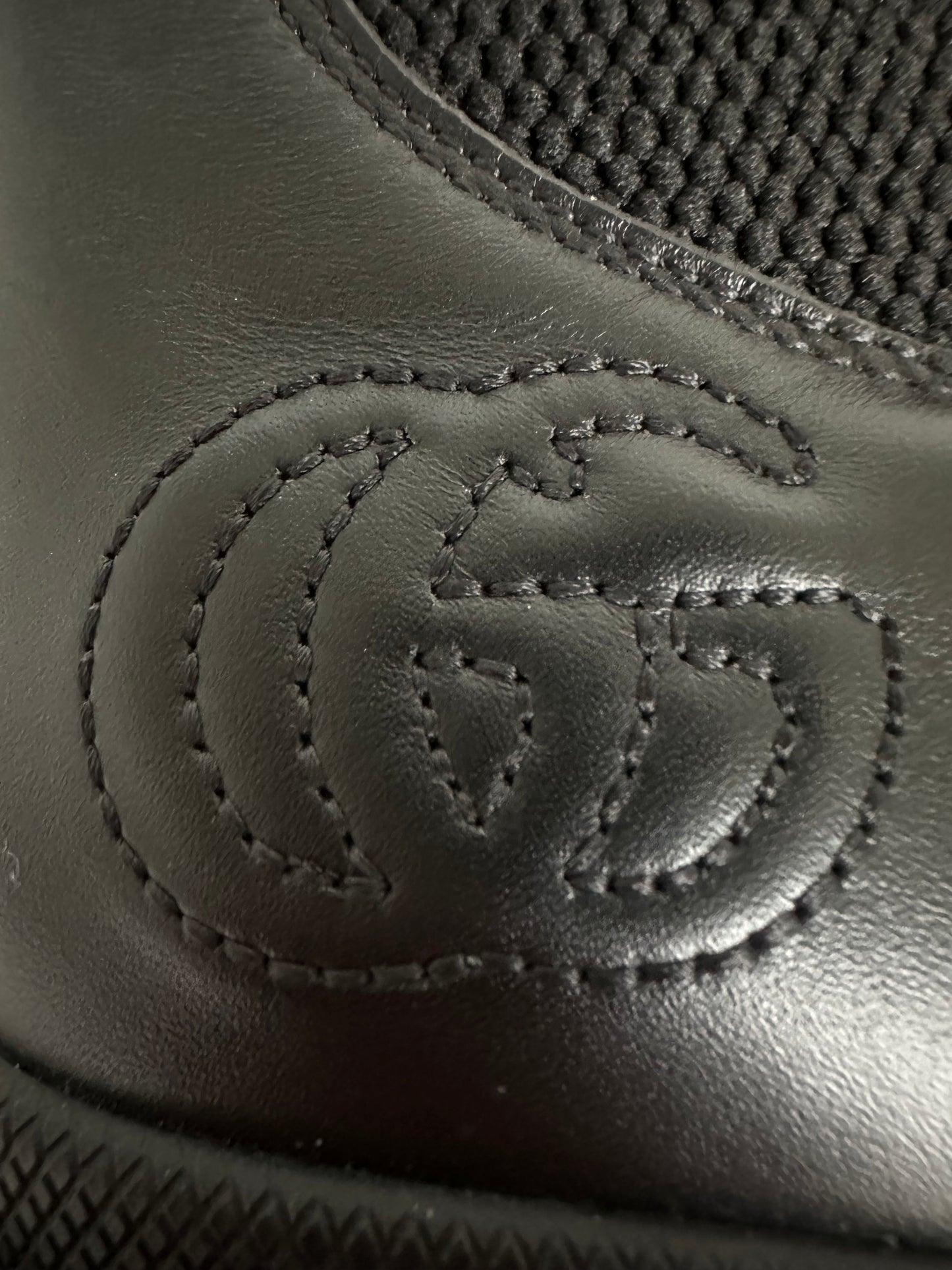 Gucci - Bottines Chelsea en cuir noir | T.37,5