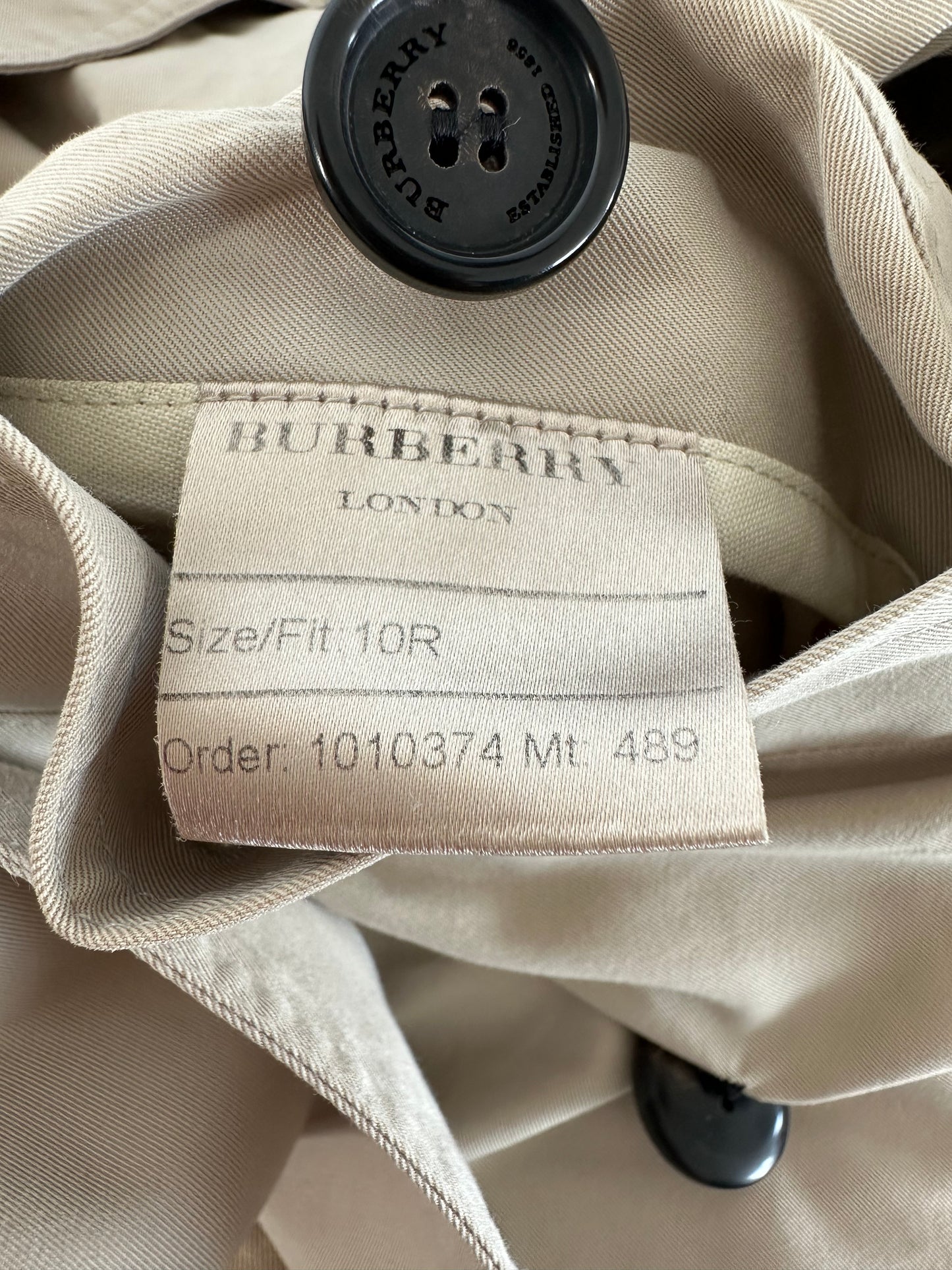 Trench-coat Burberry « the Chelsea » heritage Stone/ T.L