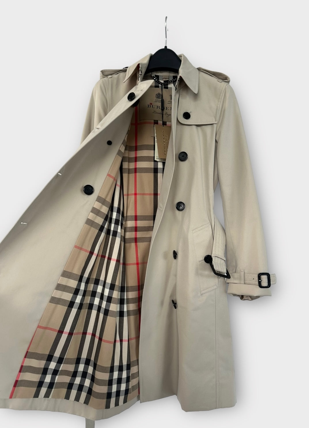 Burberry Trench-coat “ the Kensington ” stone heritage/ T.XS