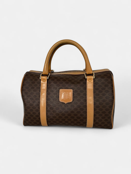 CELINE sac Boston toile Macadam