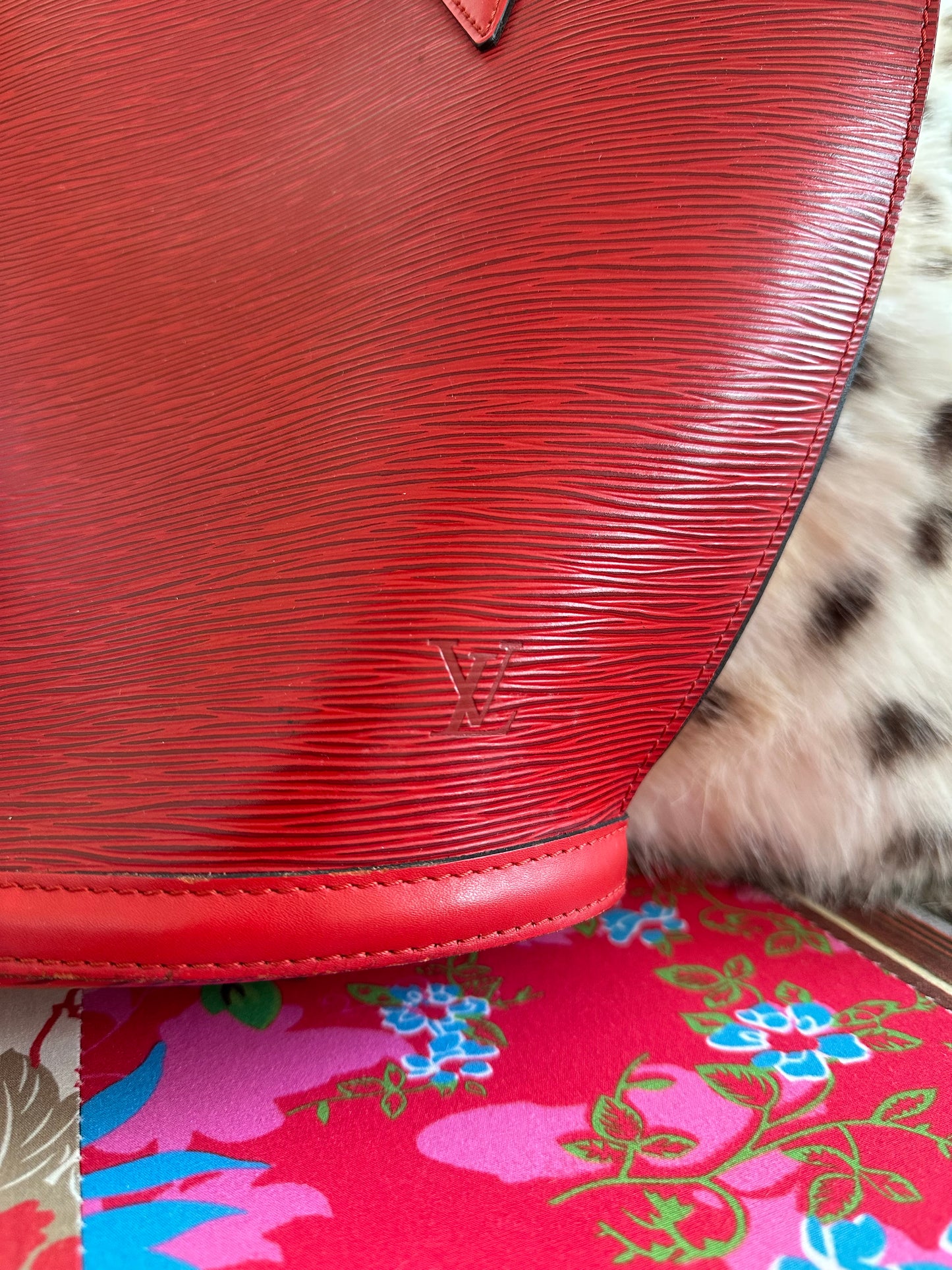 Louis Vuitton - Saint-Jacques cuir épis rouge vintage