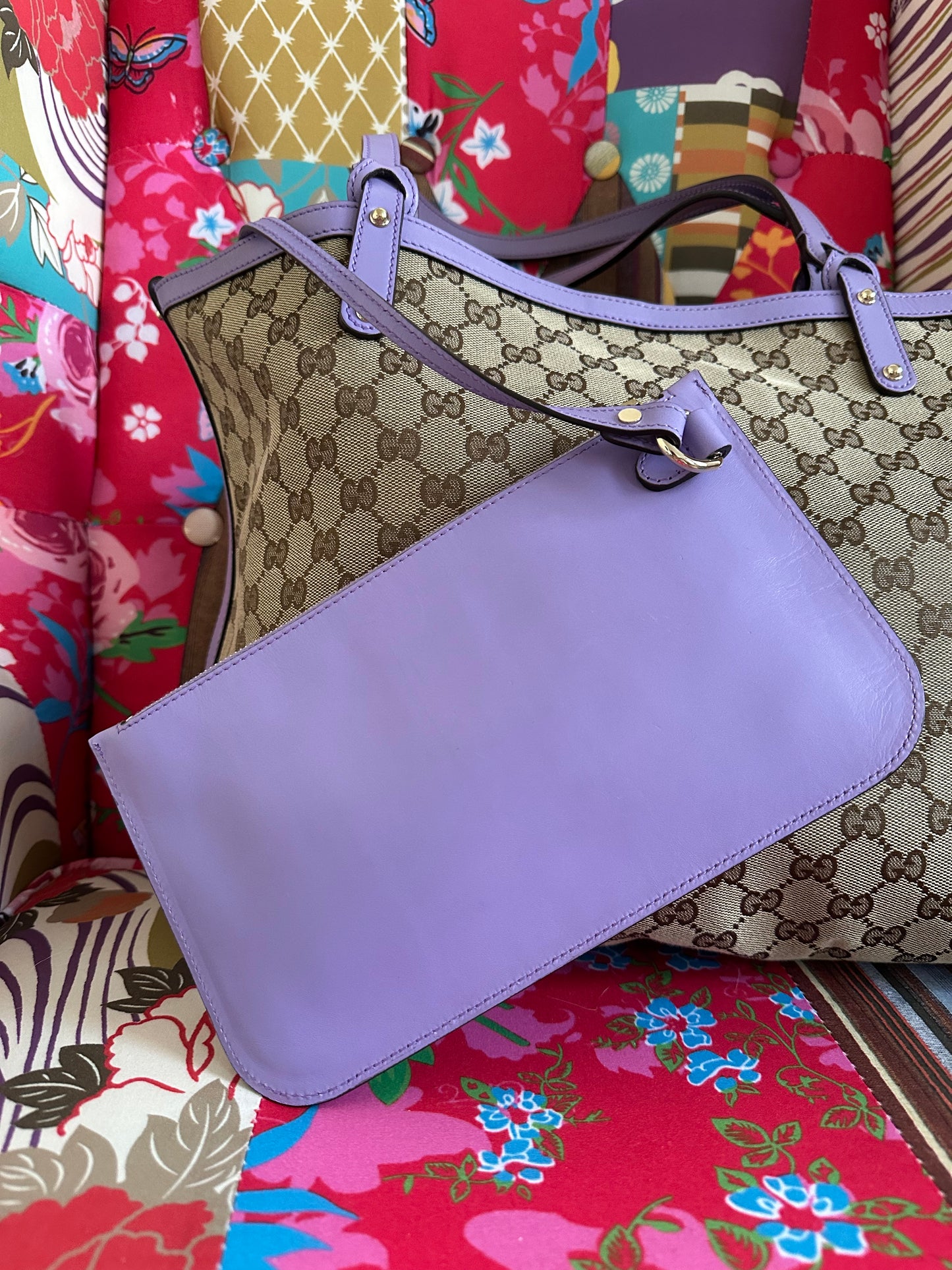 Gucci - Sac cabas (tote) et sa pochette