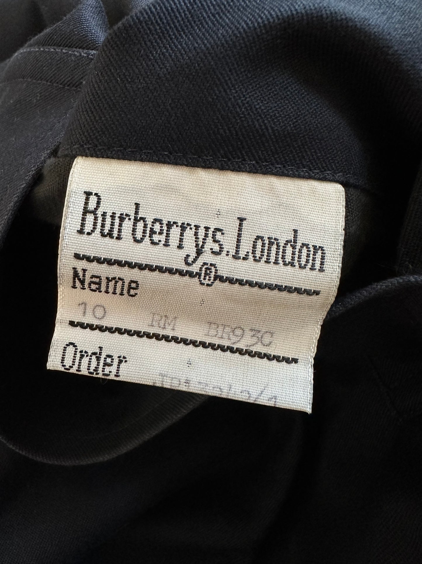Burberry vintage – Trench-coat “The Waterloo ” bleu marine | T.M