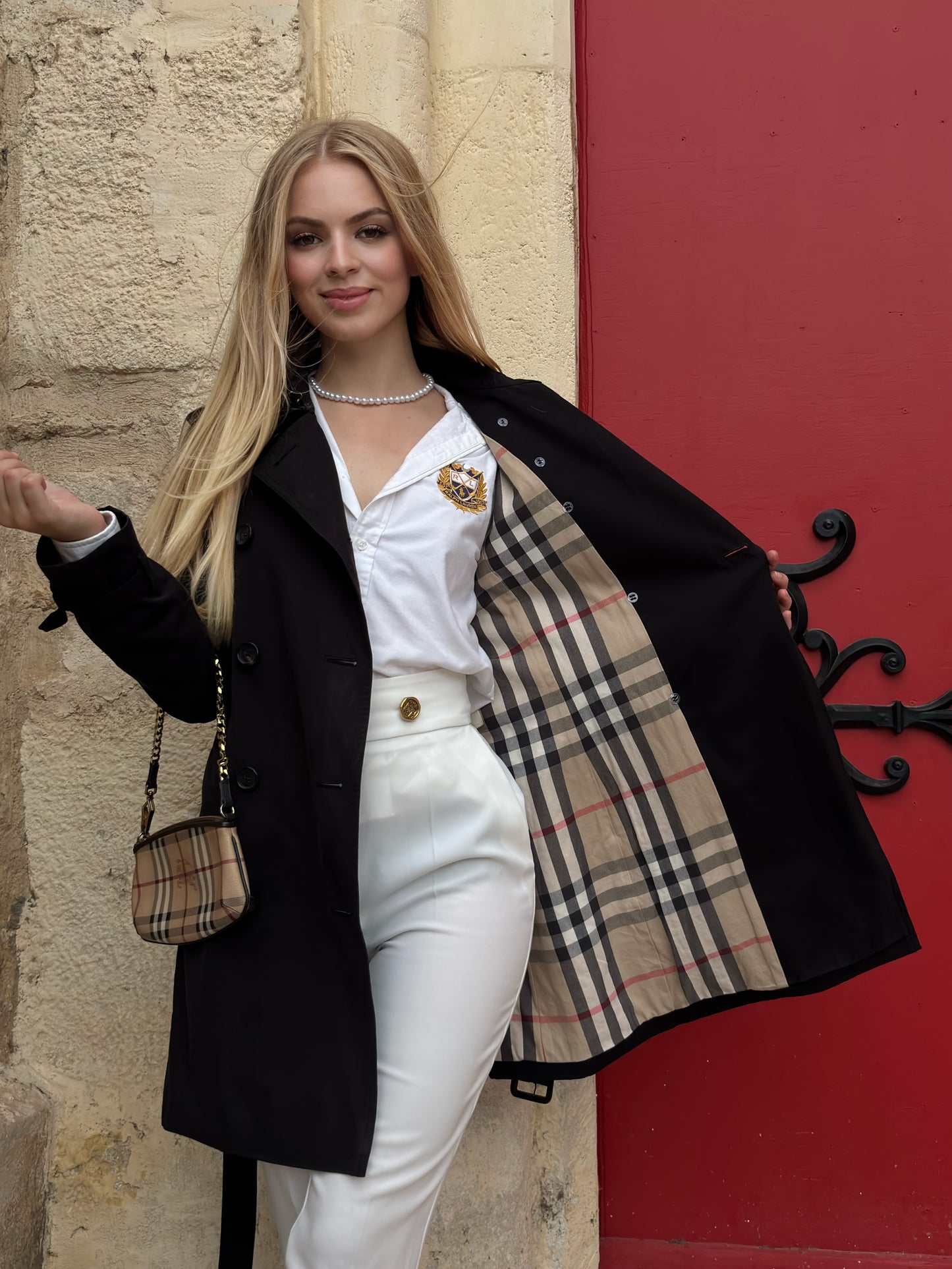 Burberry – Trench-coat “The Chelsea ” Noir modèle récent | T.L