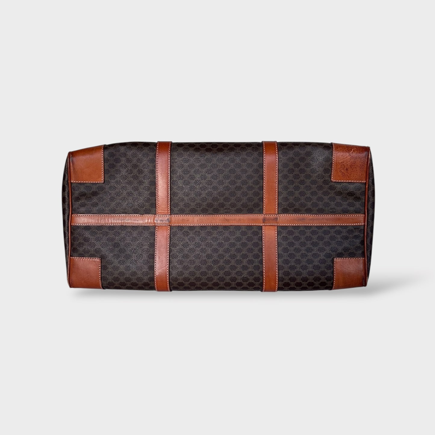 Céline - Sac de voyage 50 toile macadam vintage