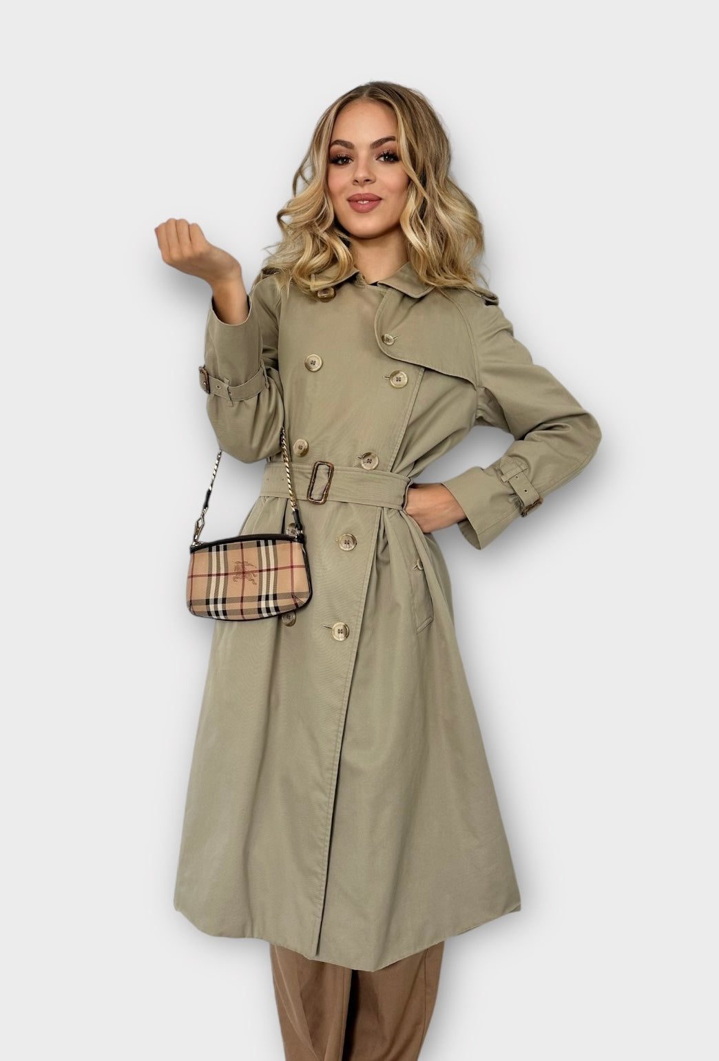 Burberry vintage Trench-coat modèle “the Waterloo ” Beige | T.S