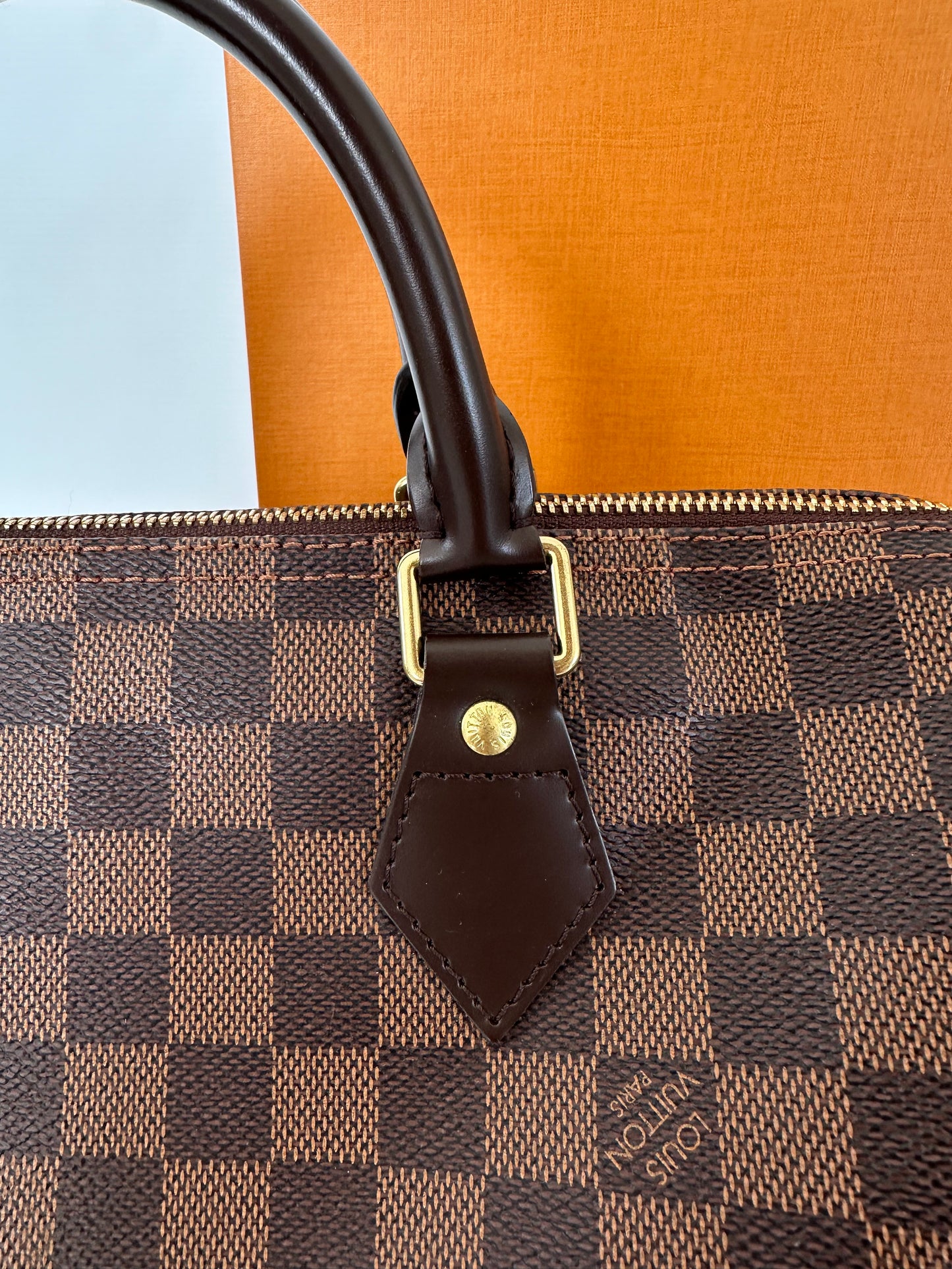 Sac Speedy 30 Damier ébène Louis Vuitton