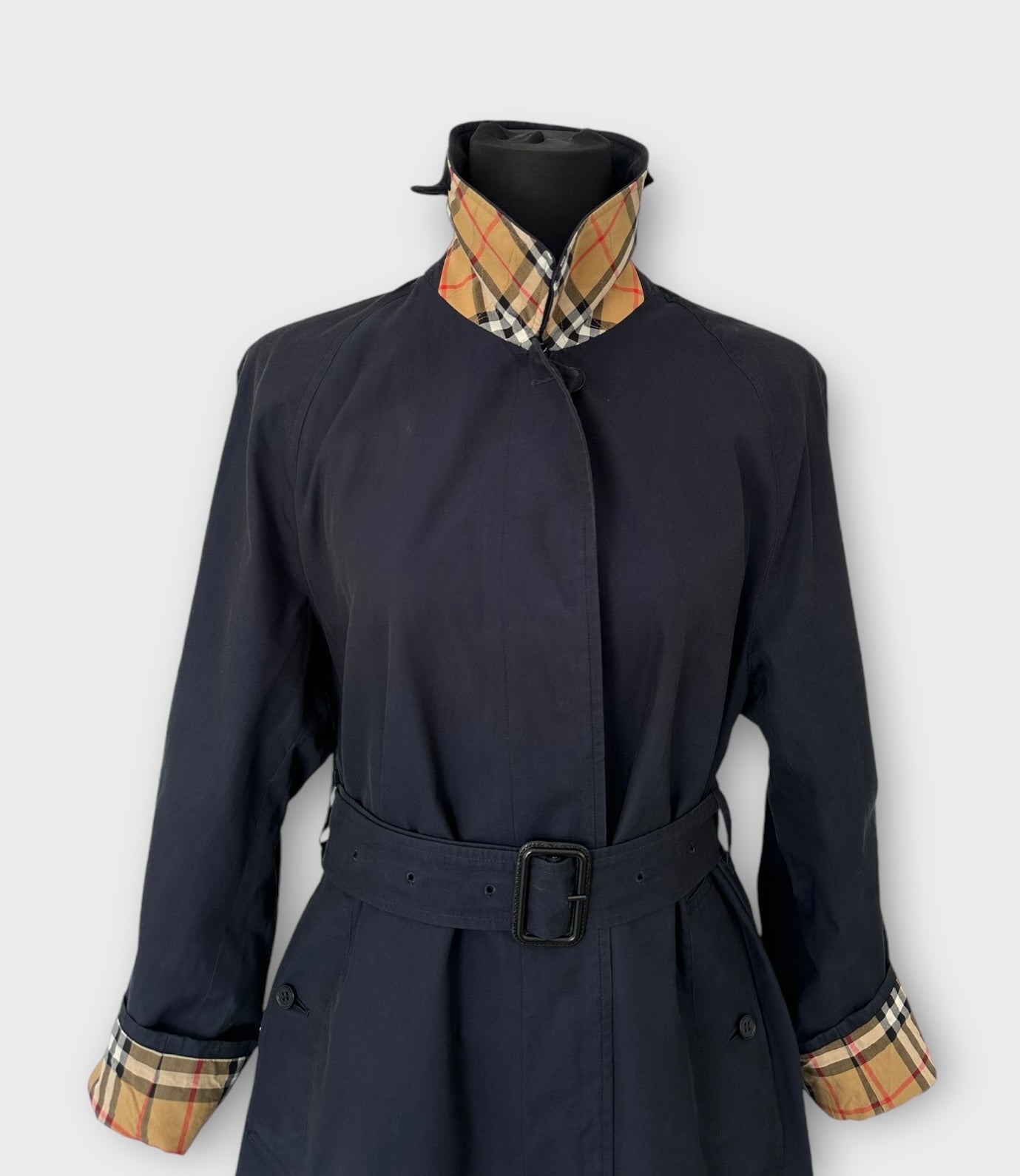 Burberry Trench-coat « the Brighton » bleu marine | T.XS