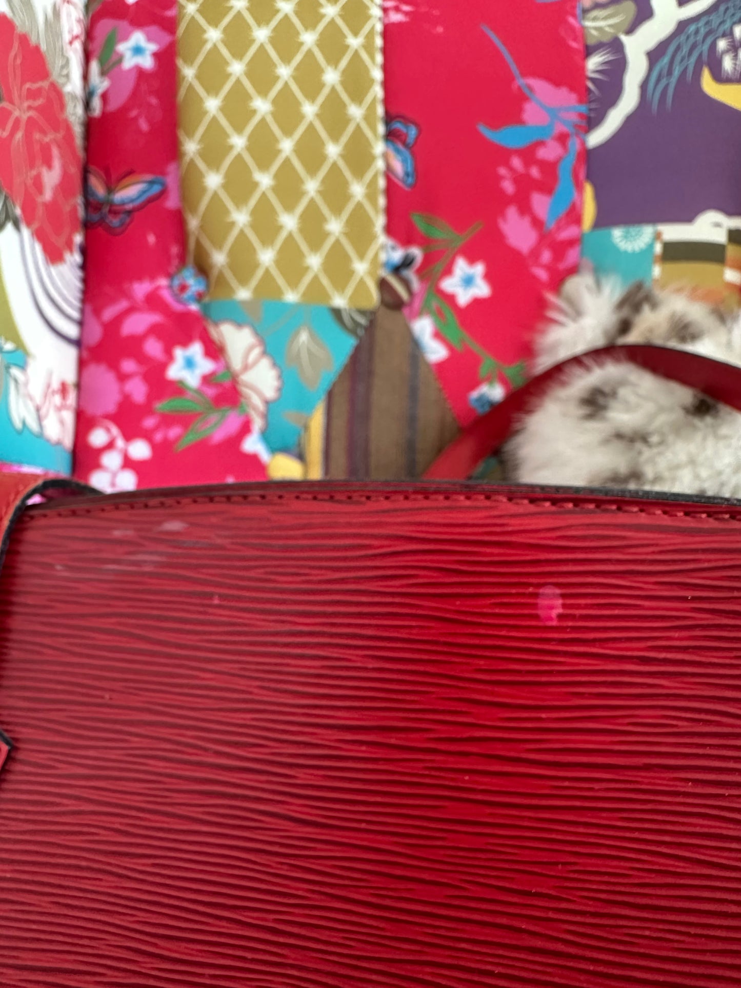 Louis Vuitton - Saint-Jacques cuir épis rouge vintage