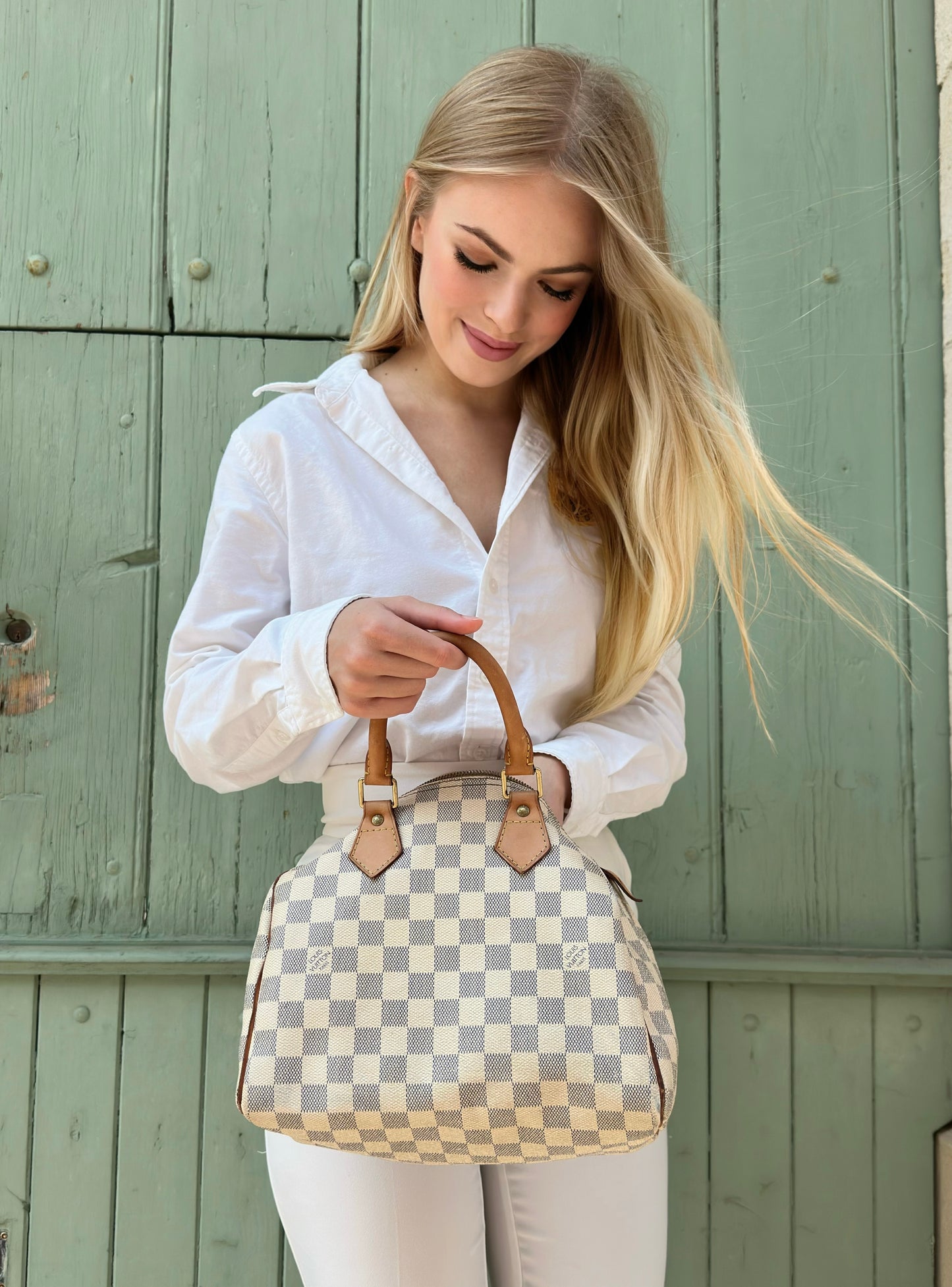 Louis Vuitton – Speedy 25 Damier Azur