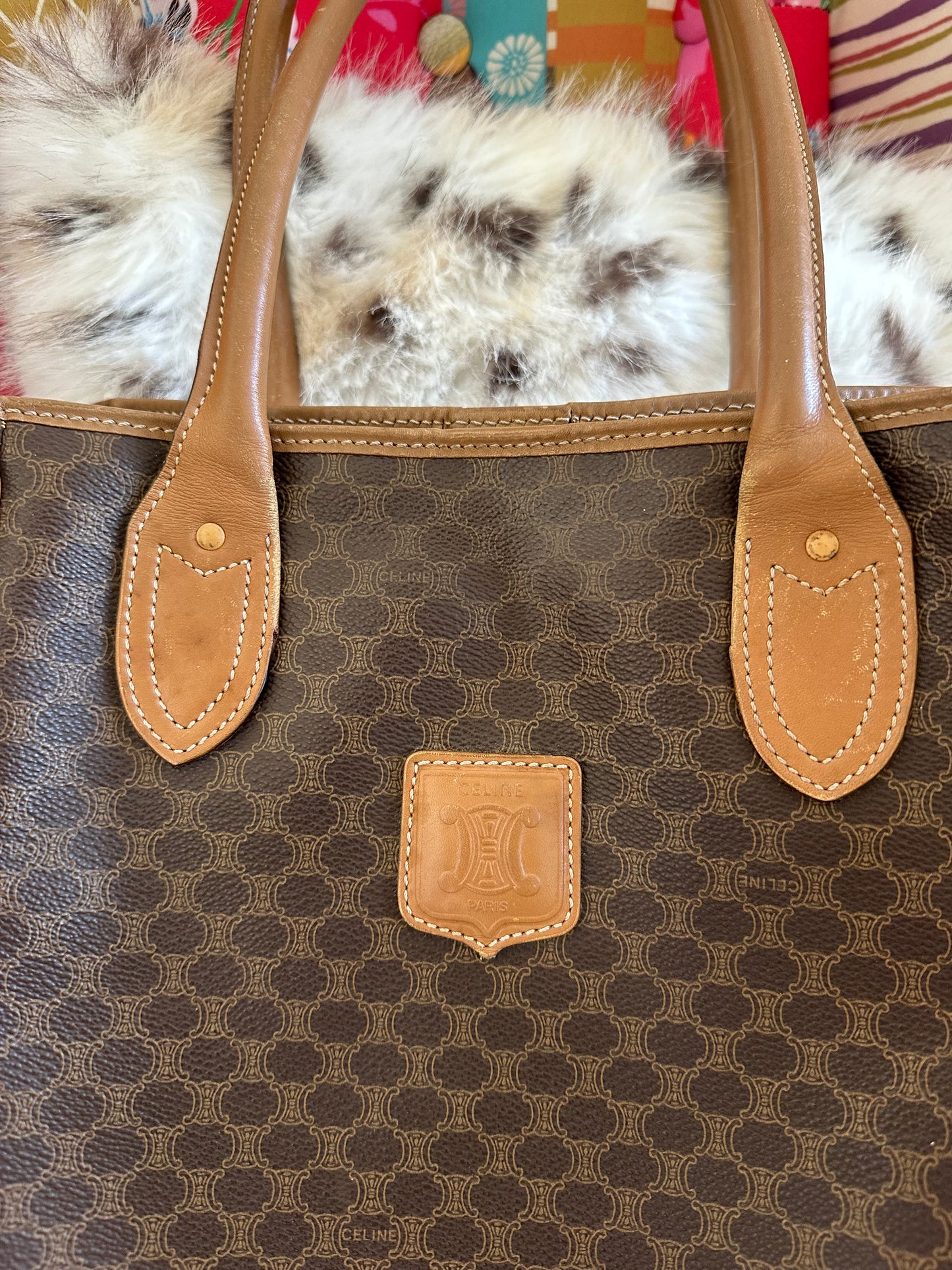 Celine - Sac toile macadam vintage