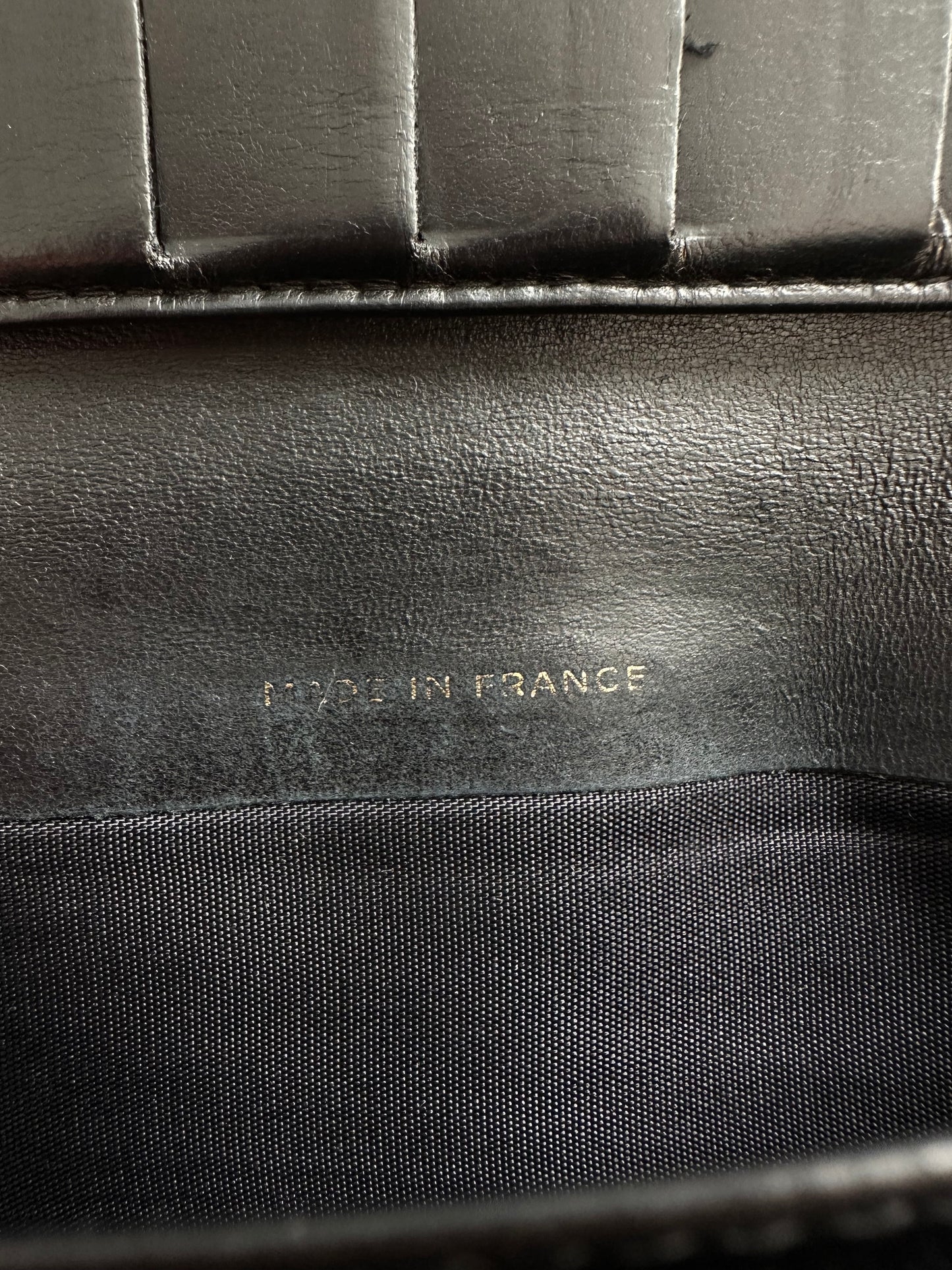 Chanel - Portefeuille long en cuir caviar noir