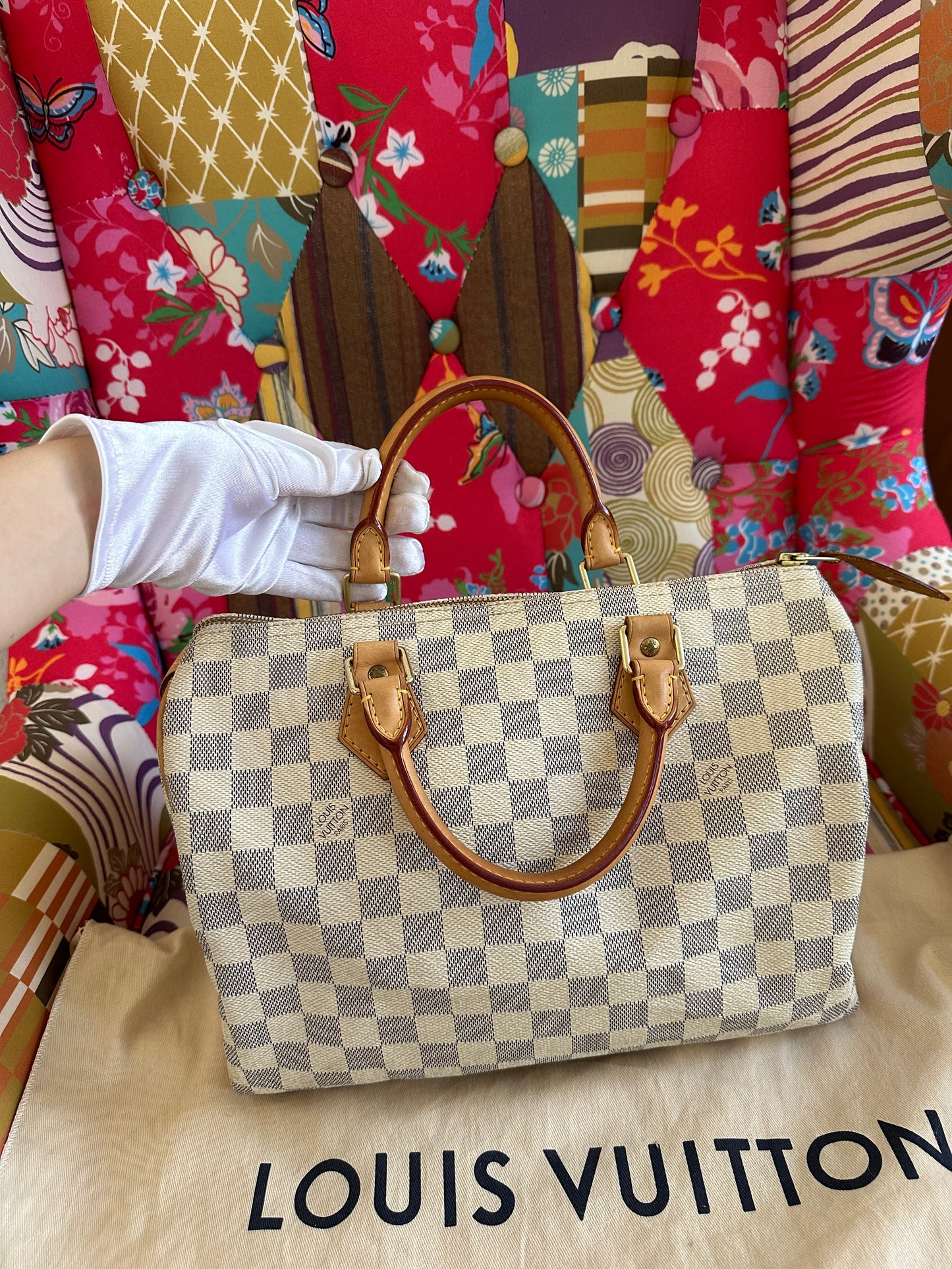 Louis Vuitton - Speedy 30 Damier Azur