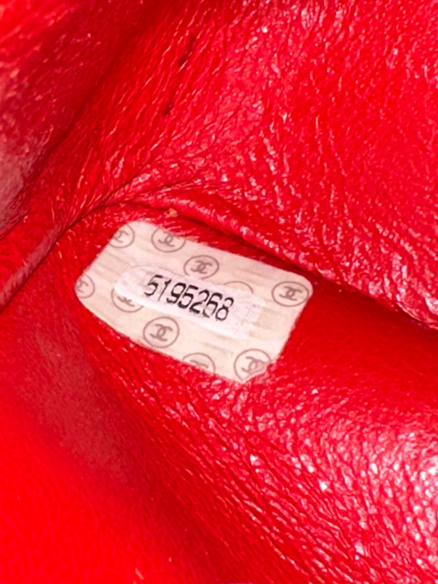 Chanel - sac Timeless small 23 rouge plaquée or vintage