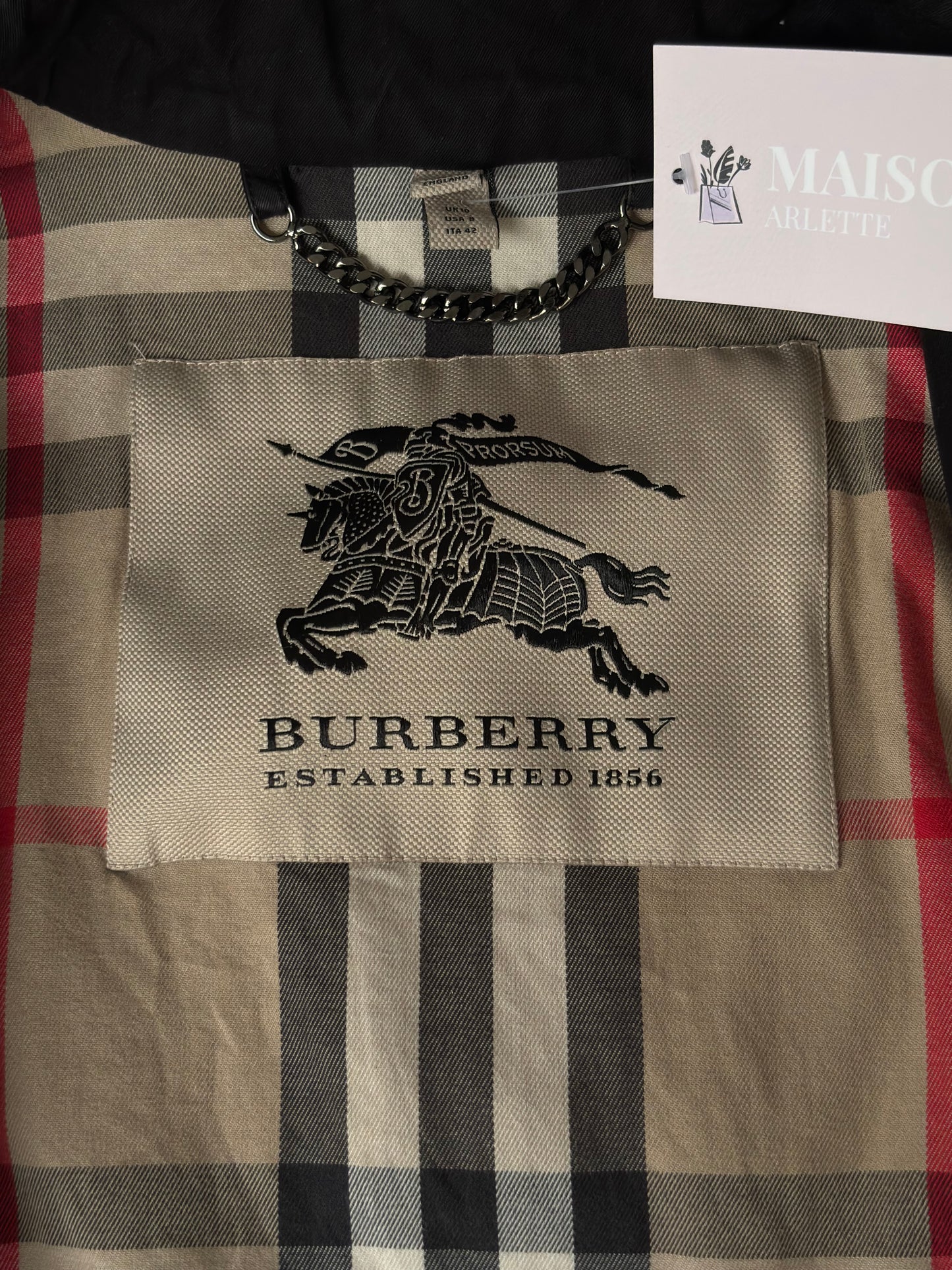 Burberry – Trench-coat “The Chelsea ” Noir modèle récent | T.L