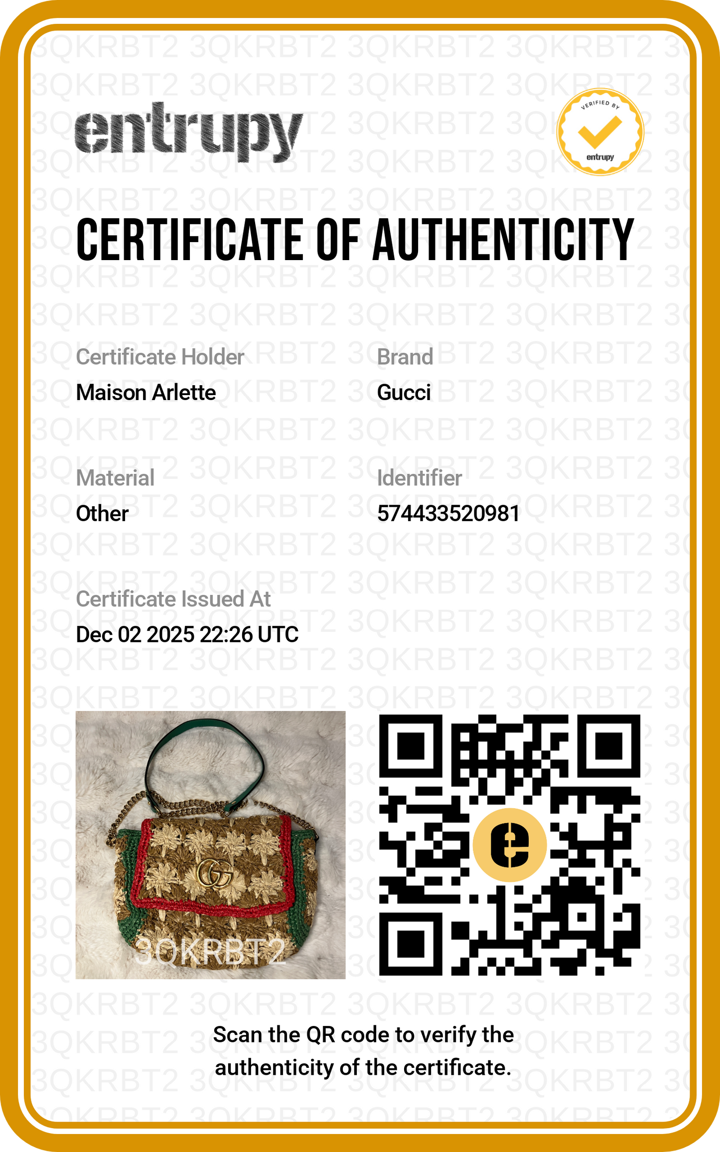 Gucci - GG Marmont floral raphia bandoulière