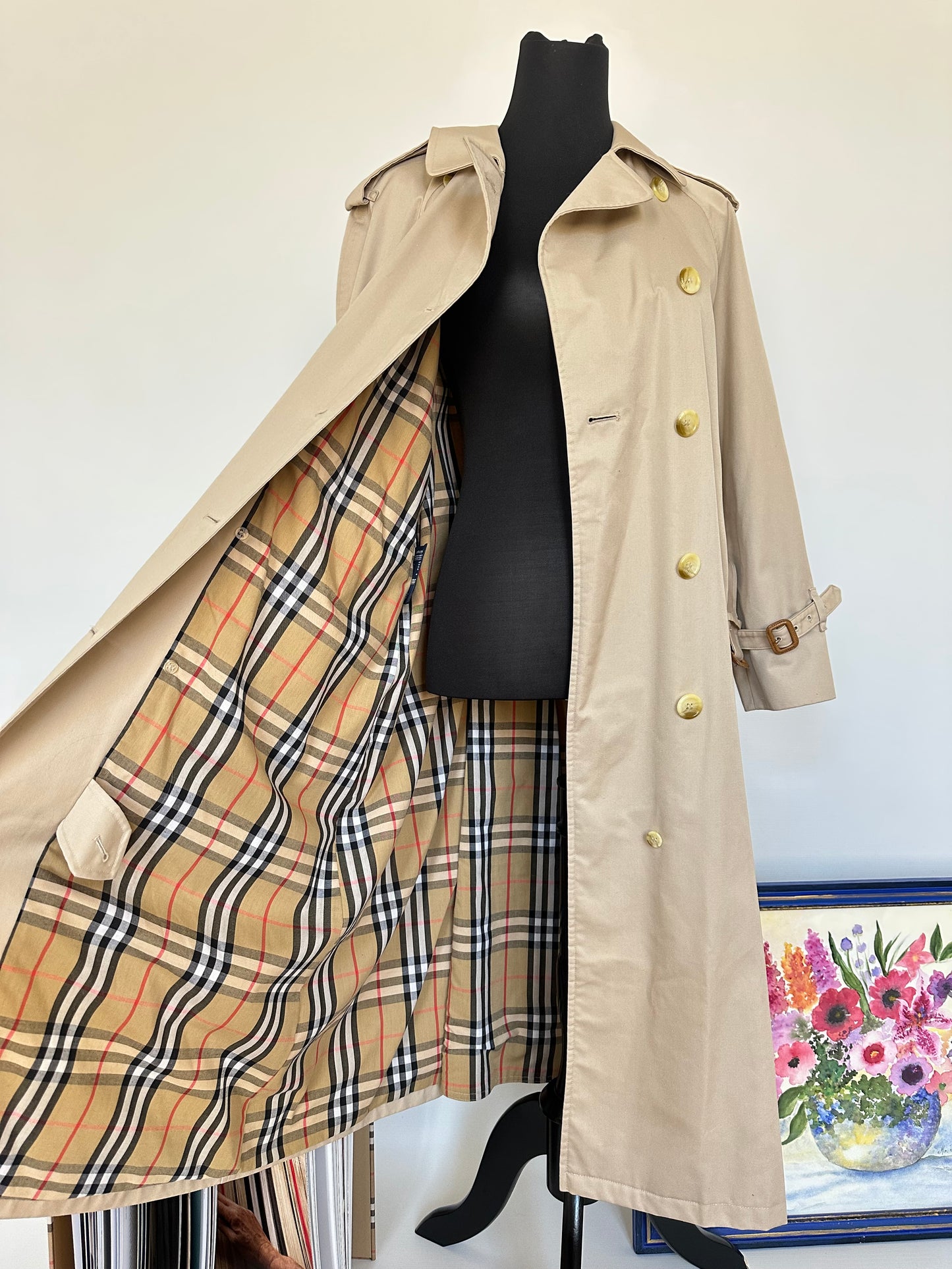 Burberry vintage – Trench-coat “The Waterloo ” beige clair | T.M