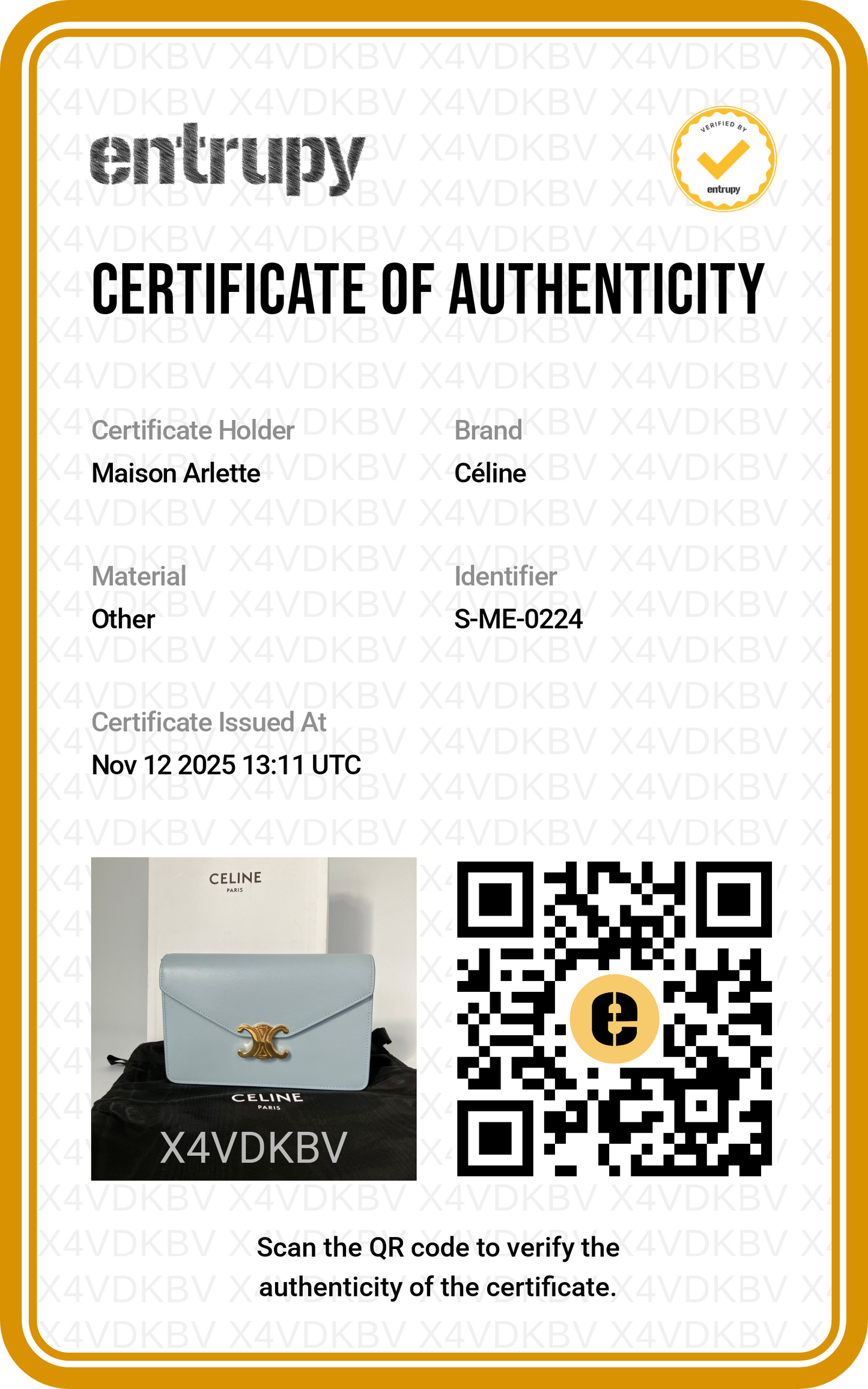 Céline - sac Triomphe Wallet on chain «  Margo »