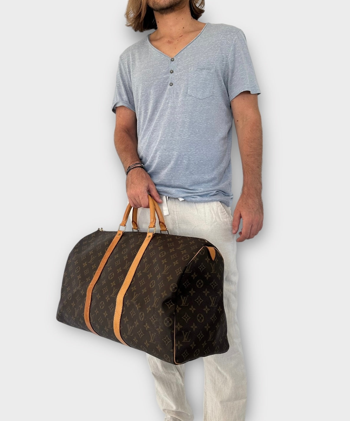 Louis Vuitton Sac Keepall 50 Monogram vintage