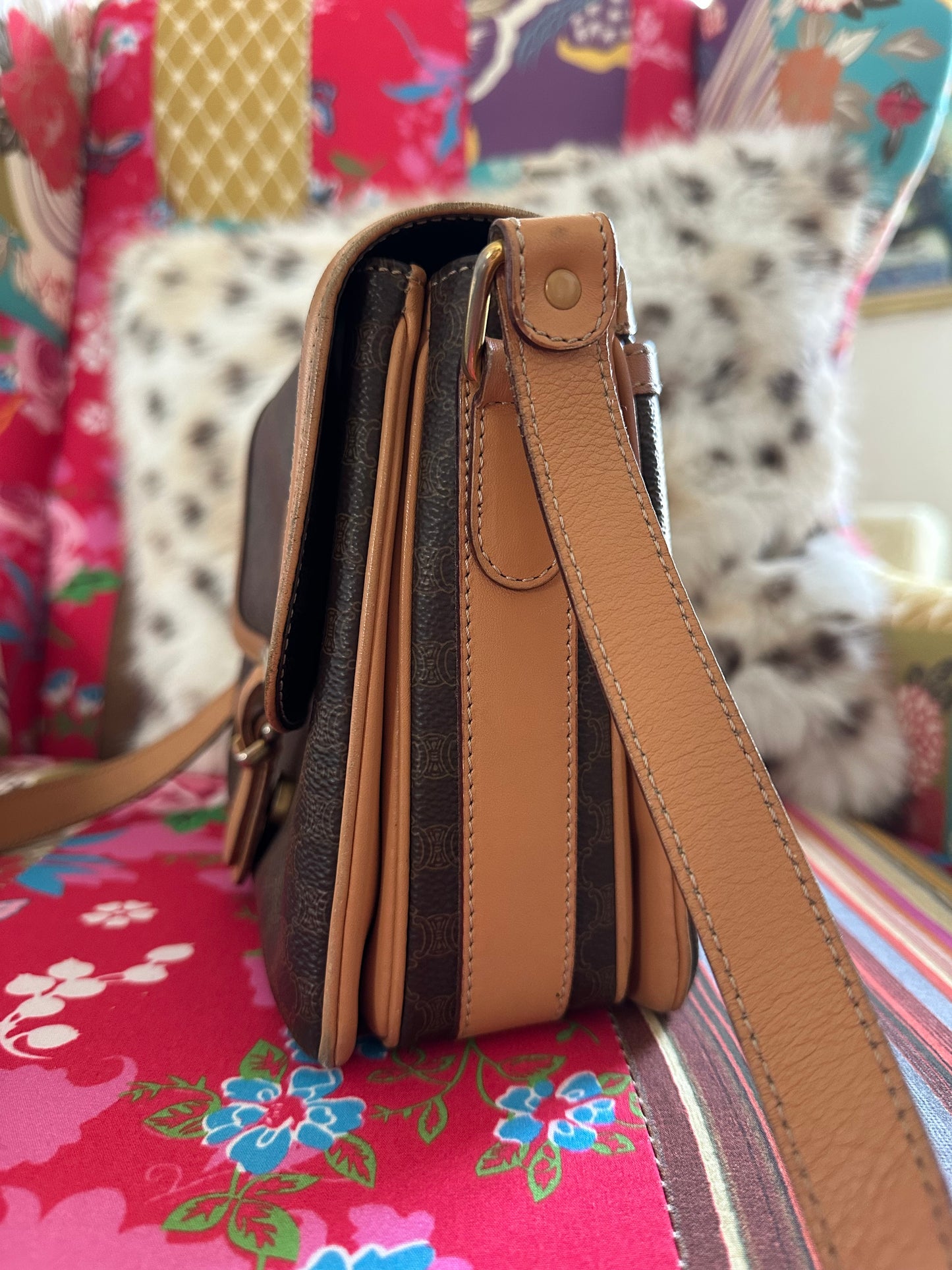 Céline - Sac triomphe toile macadam
