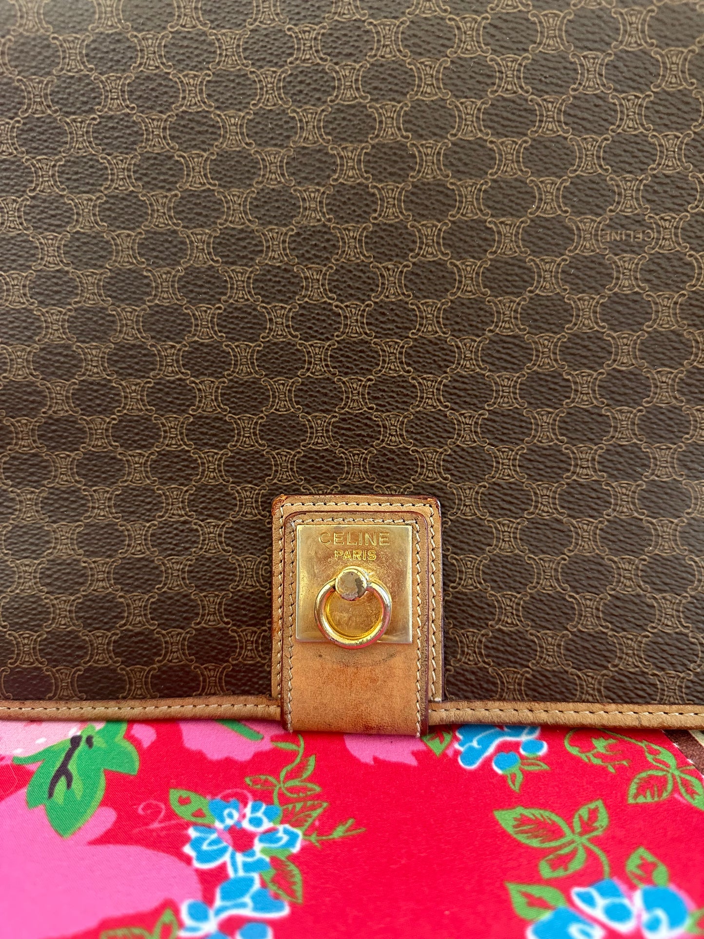 Celine - Sac bandoulière toile macadam