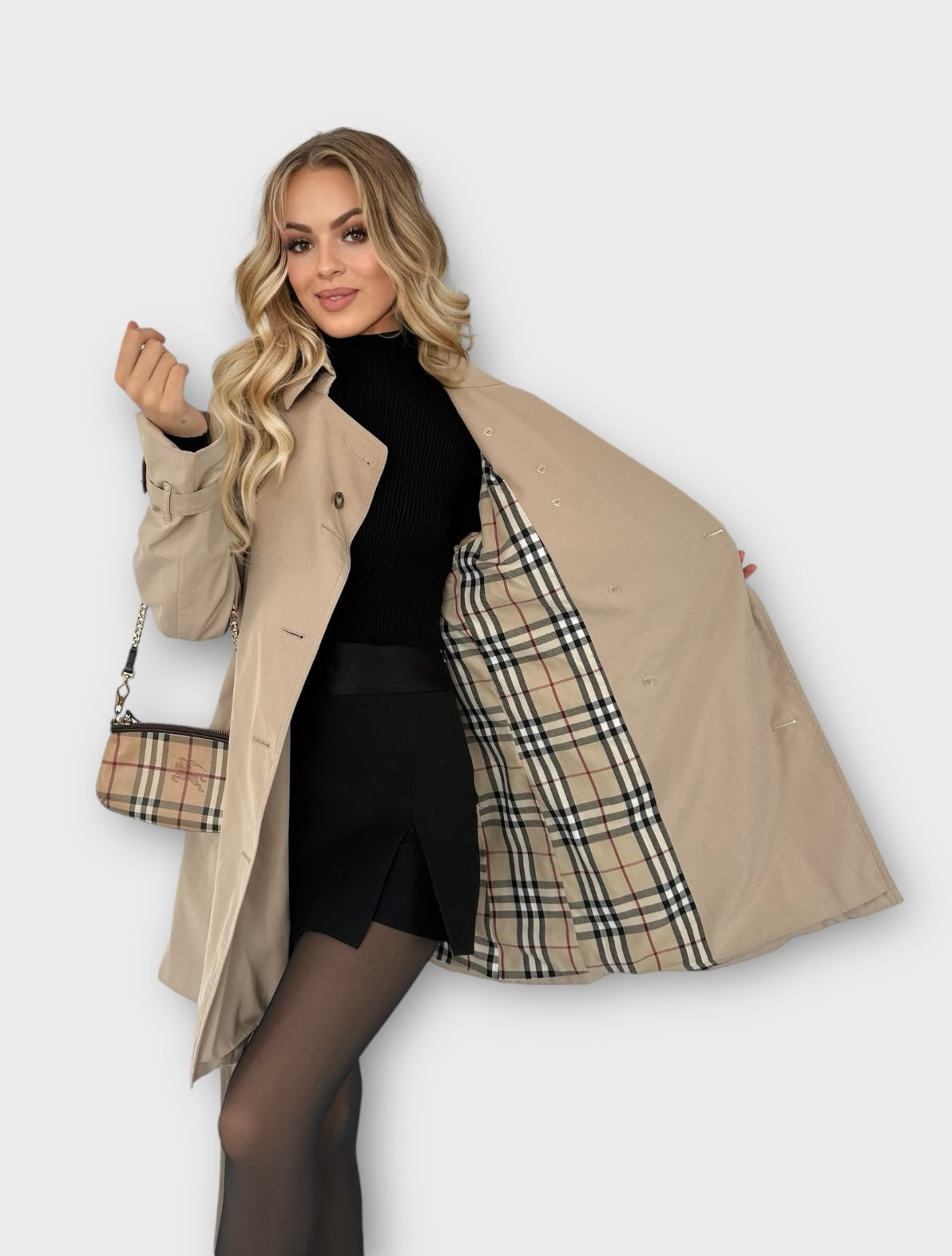 Burberry Trench-coat modèle “the Chelsea ” Honey | T.L