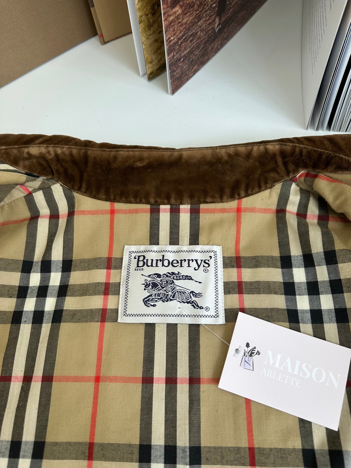 BURBERRY vintage Veste matelassé beige | T.M