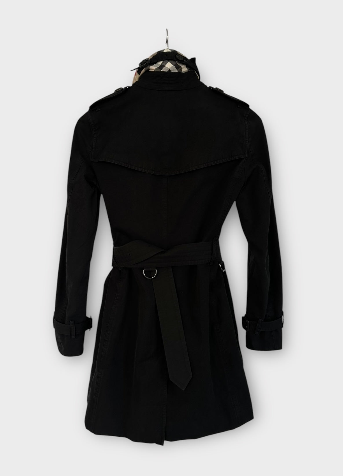 Burberry Trench-coat modèle “the Kensington ” Noir | T.XS