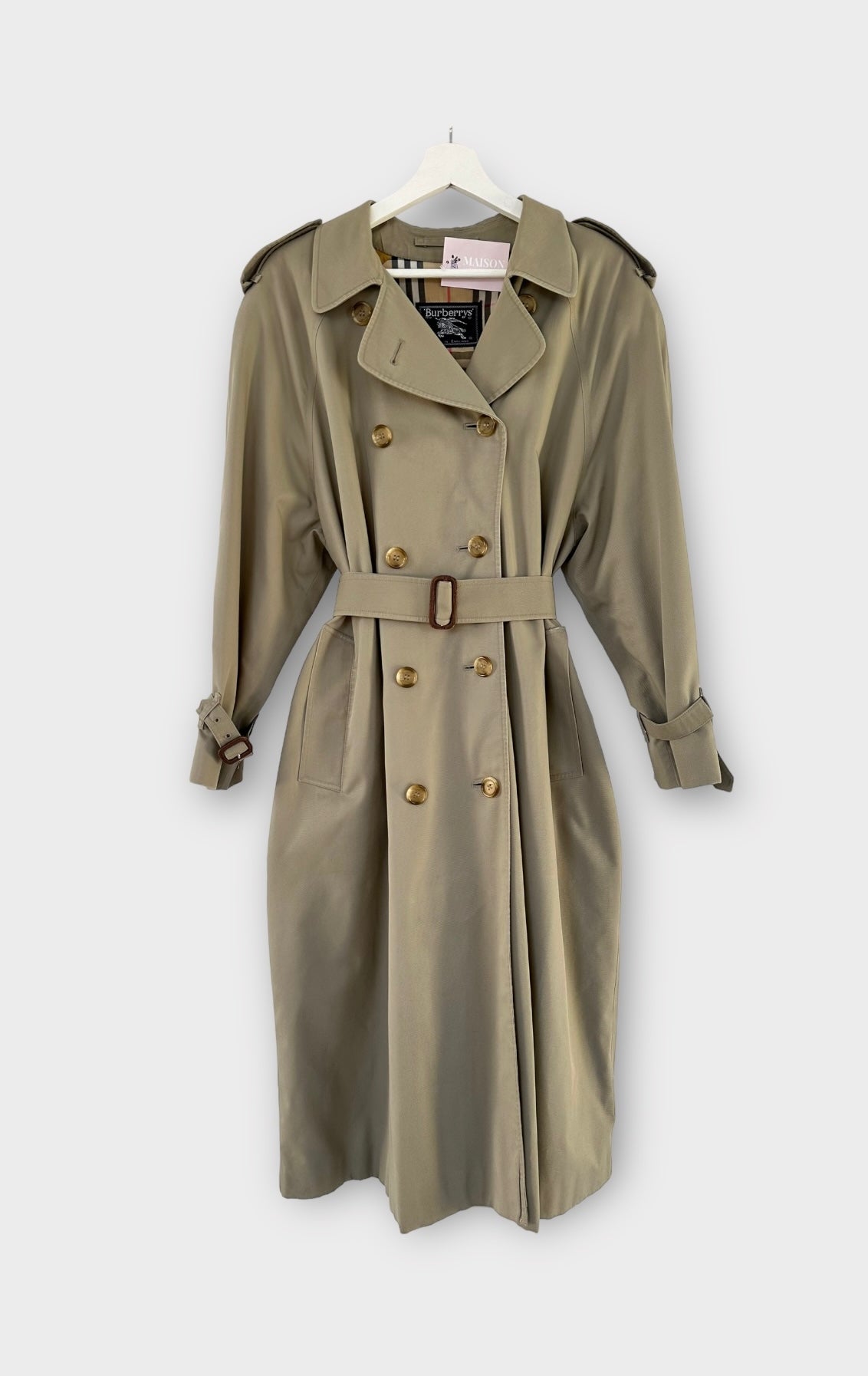 Trench-coat Burberry modèle “the Waterloo ” vintage/ T.L